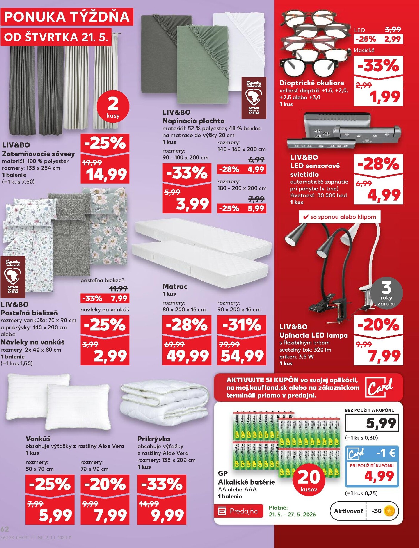 kaufland - Nový Kaufland leták od štvrtka, 21.05.2026 do stredy, 27.05.2026 - page: 62