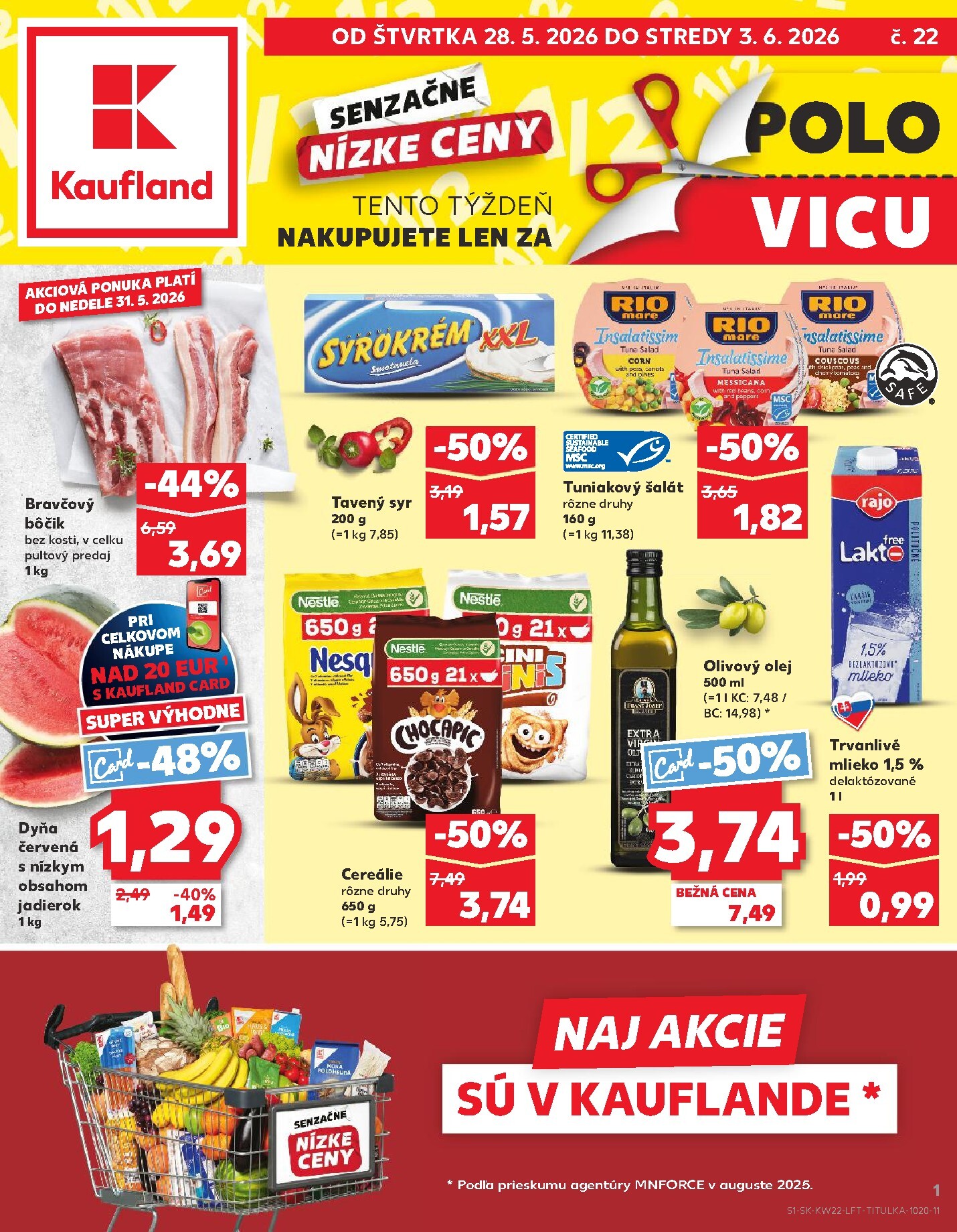 kaufland - Nový Kaufland leták od štvrtka, 28.05.2026 do stredy, 03.06.2026