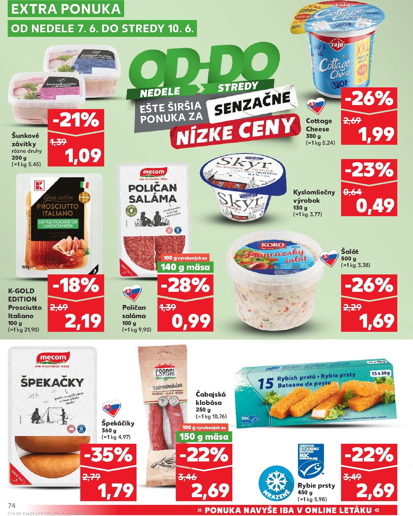 kaufland - Nový Kaufland leták od štvrtka, 04.06.2026 do stredy, 10.06.2026 - page: 74