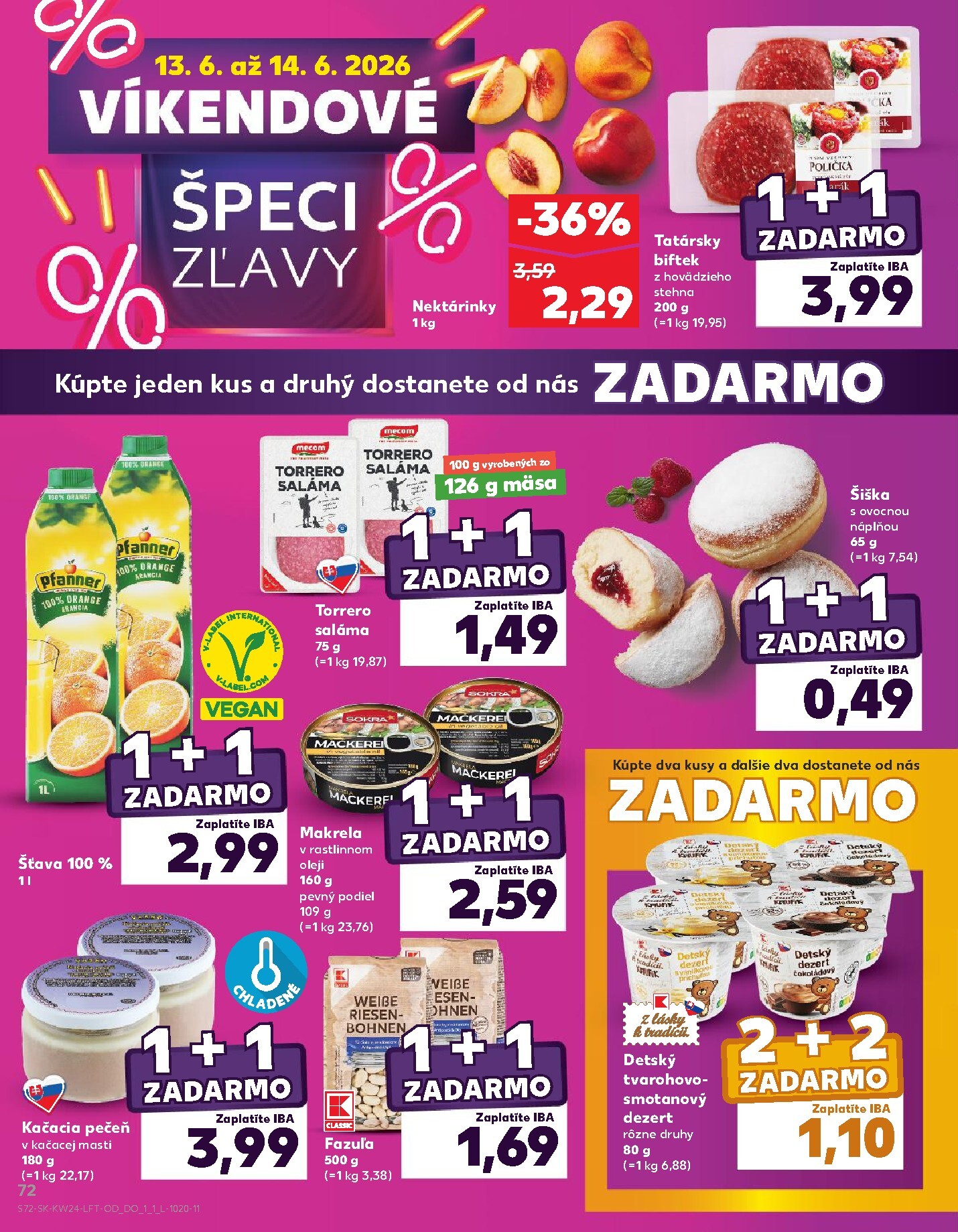 kaufland - Nový Kaufland leták od štvrtka, 11.06.2026 do stredy, 17.06.2026 - page: 72