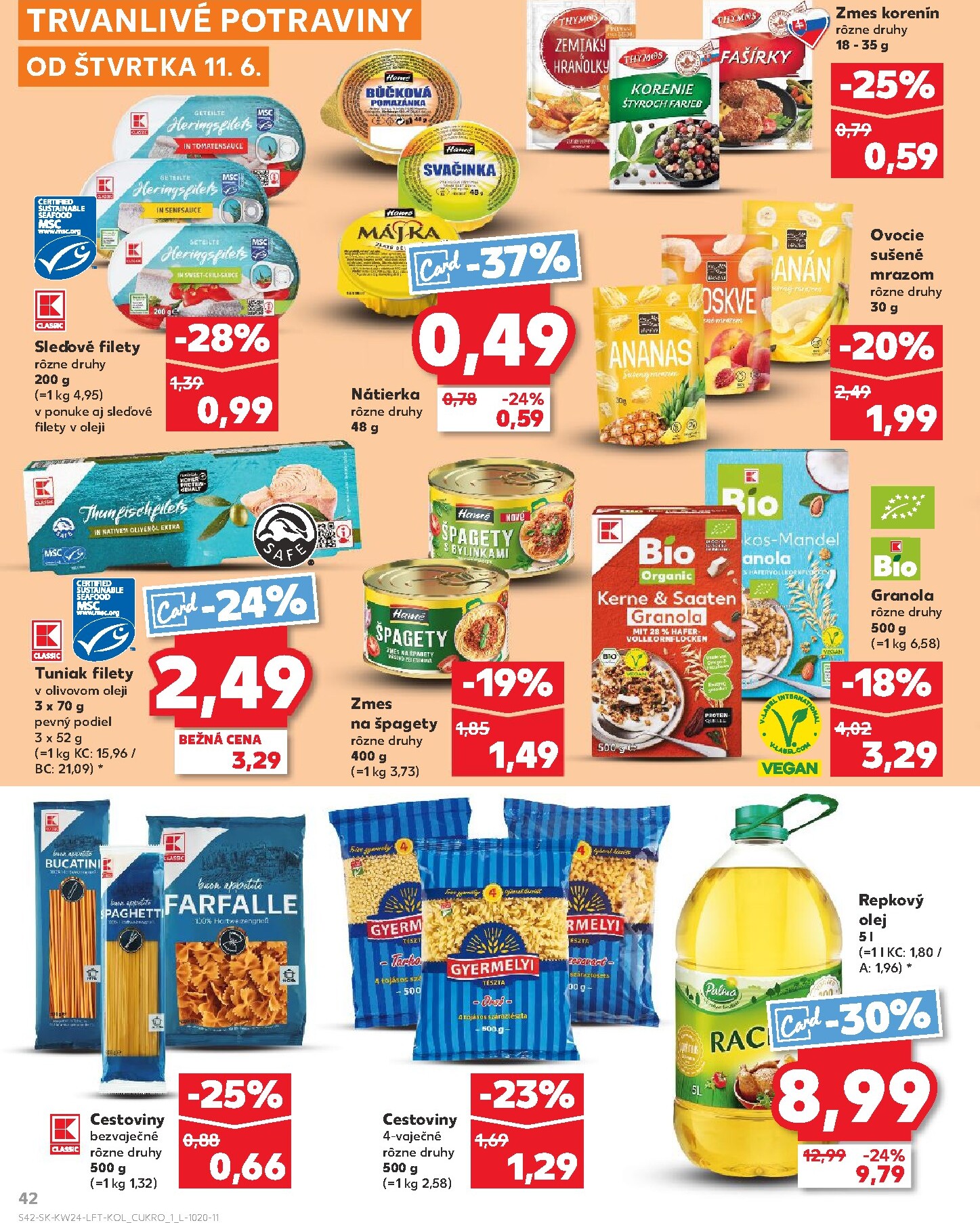 kaufland - Nový Kaufland leták od štvrtka, 11.06.2026 do stredy, 17.06.2026 - page: 42