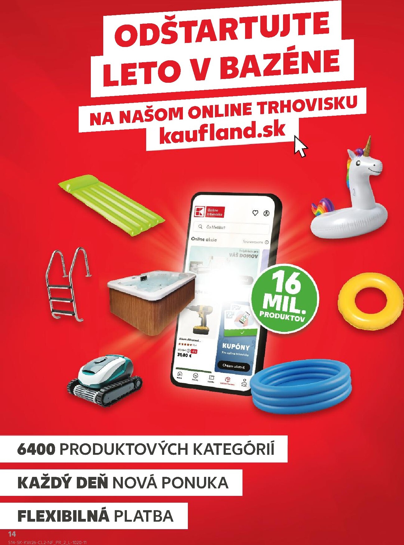 kaufland - Nový Kaufland - Letná pohoda leták od štvrtka, 25.06.2026 do stredy, 01.07.2026 - page: 14