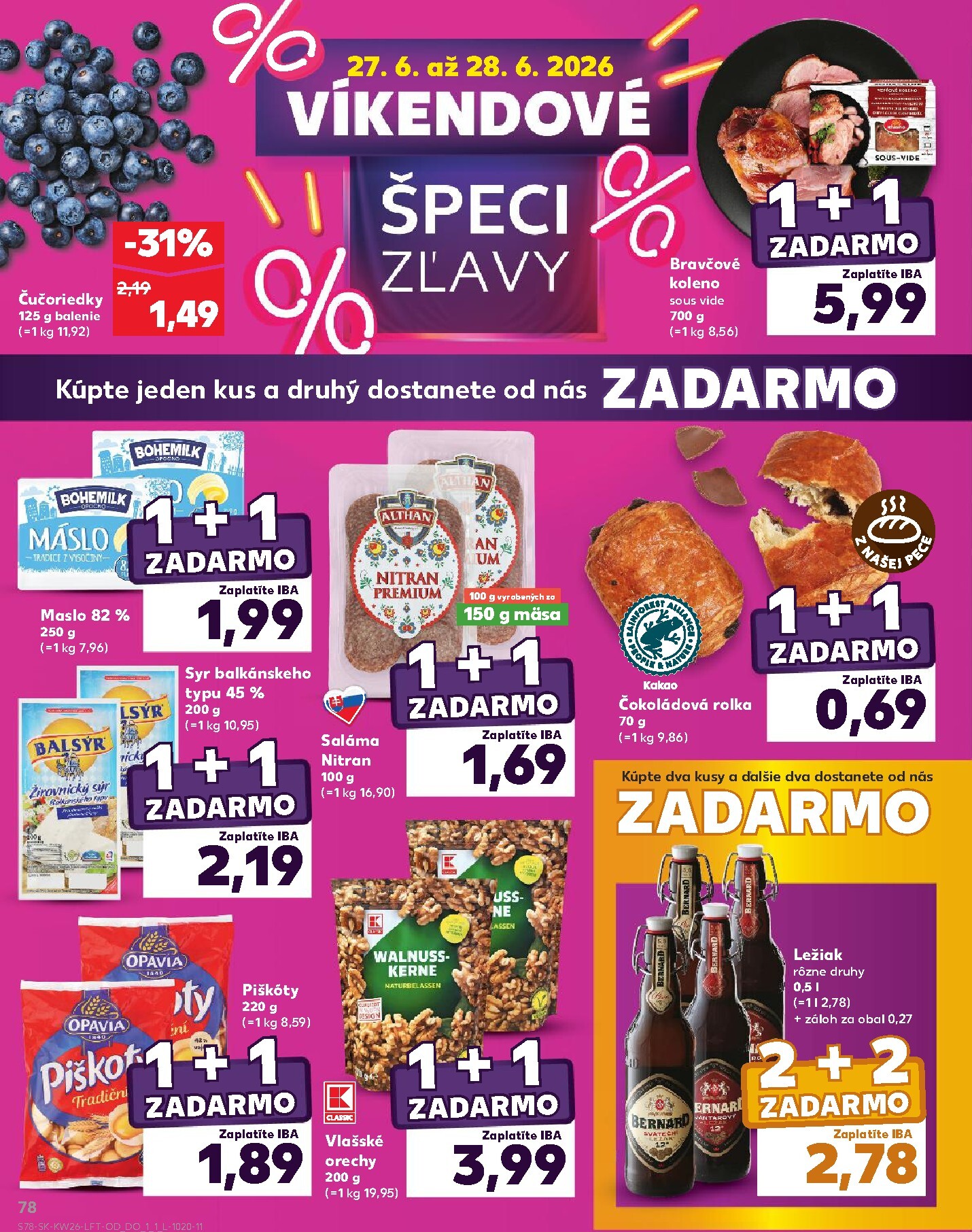 kaufland - Aktuálny Kaufland leták od štvrtka, 25.06.2026 do stredy, 01.07.2026 - page: 78