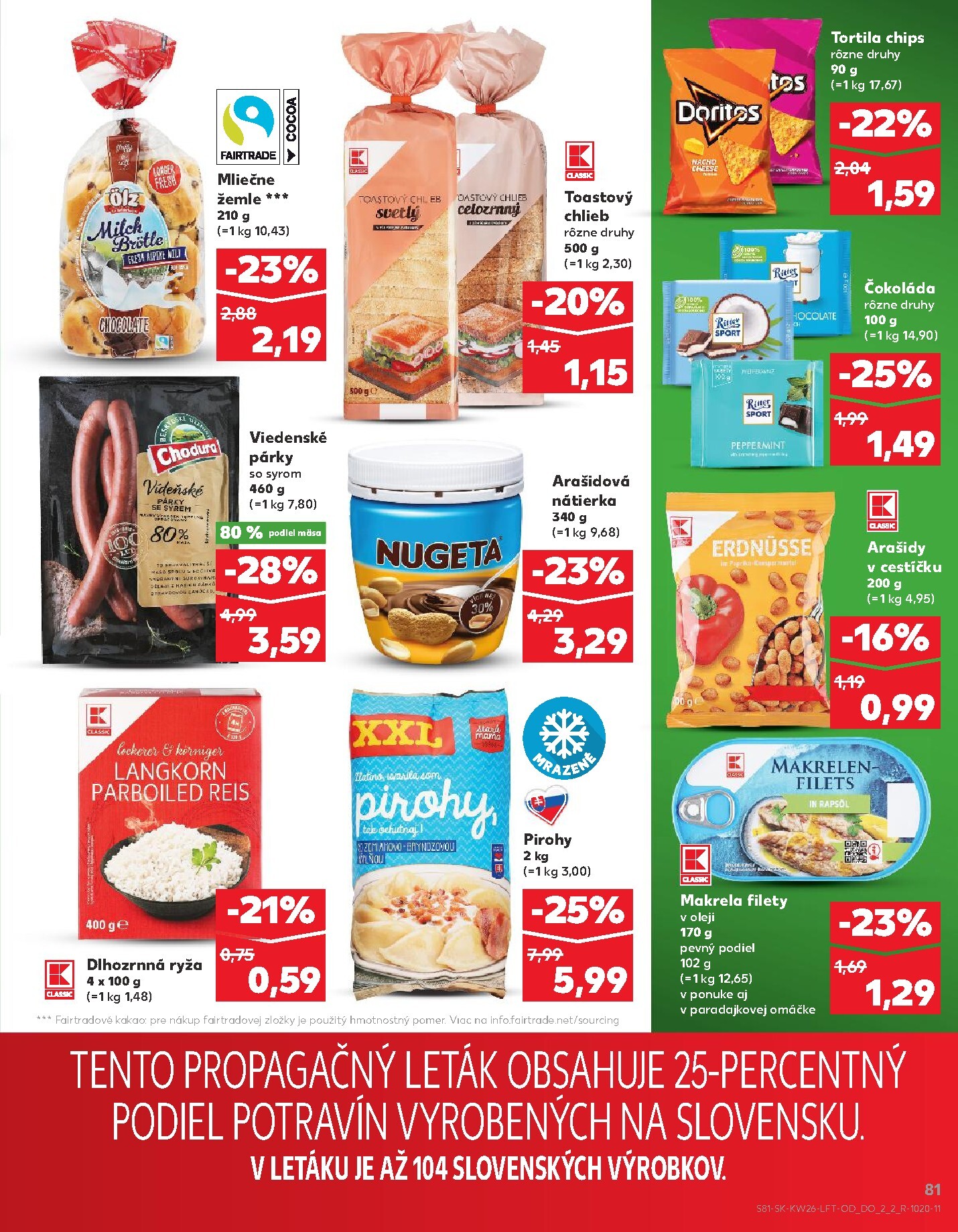 kaufland - Aktuálny Kaufland leták od štvrtka, 25.06.2026 do stredy, 01.07.2026 - page: 81