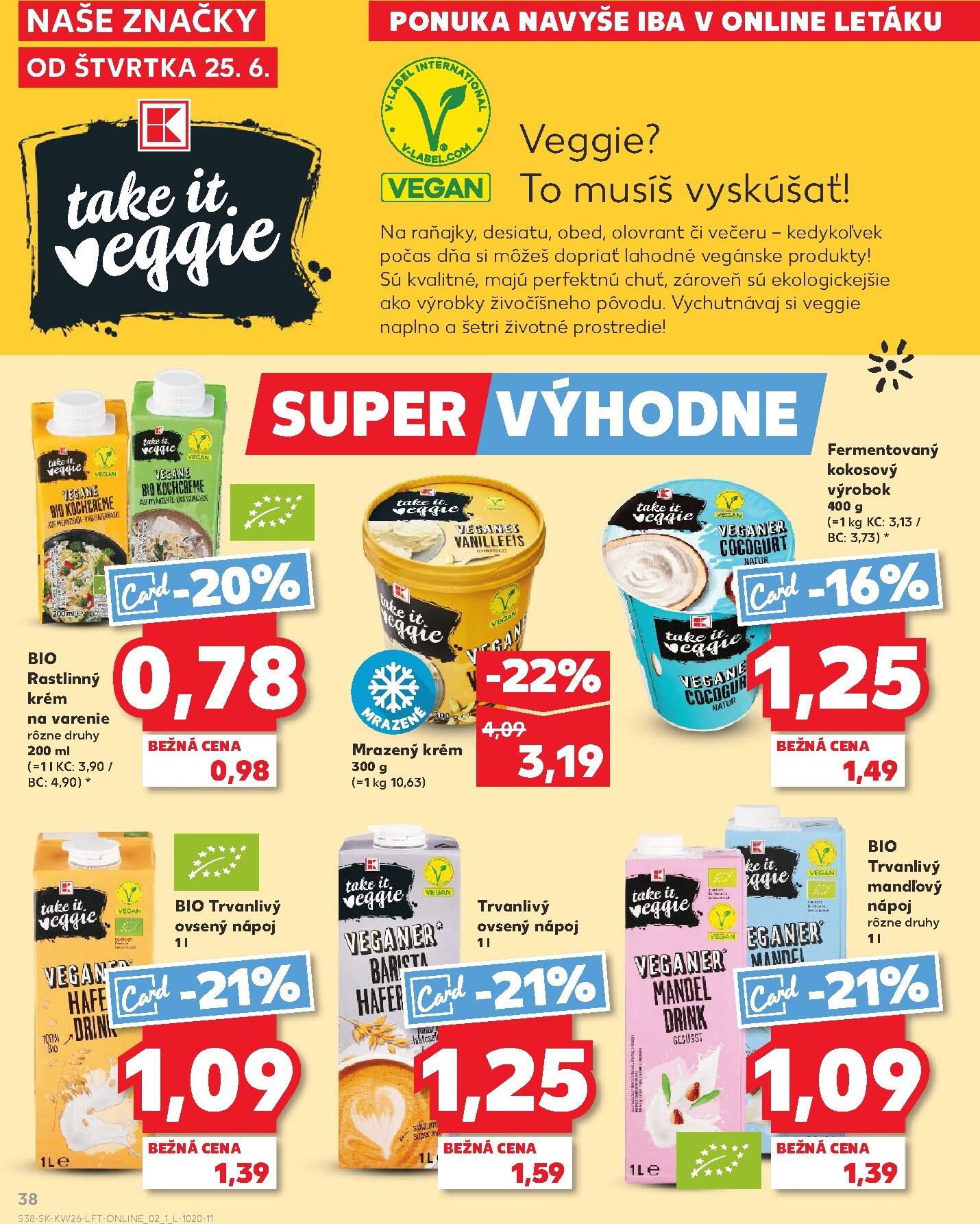 kaufland - Aktuálny Kaufland leták od štvrtka, 25.06.2026 do stredy, 01.07.2026 - page: 38