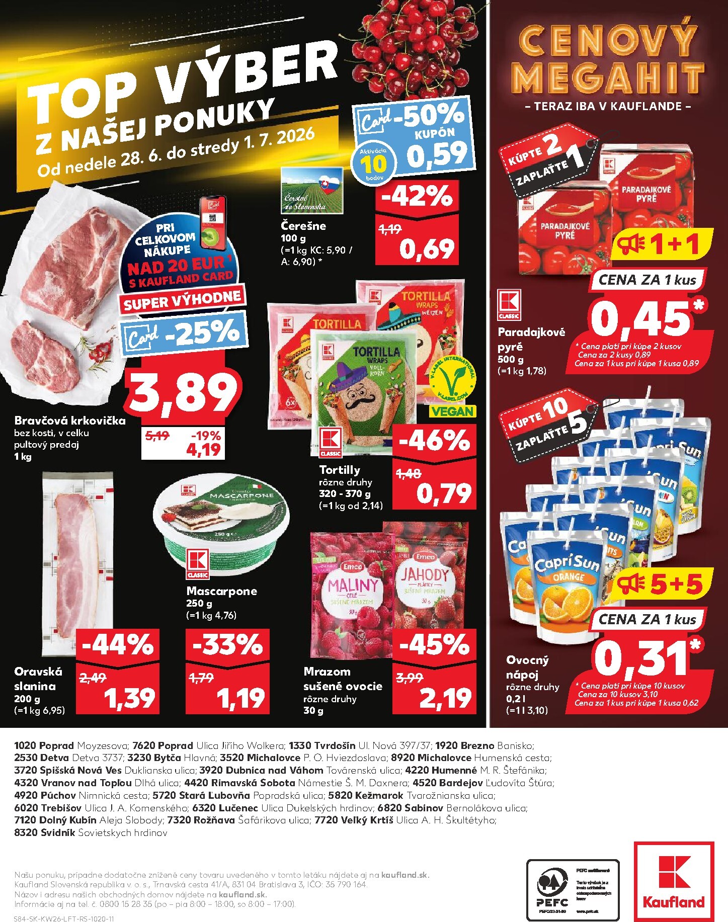 kaufland - Aktuálny Kaufland leták od štvrtka, 25.06.2026 do stredy, 01.07.2026 - page: 84
