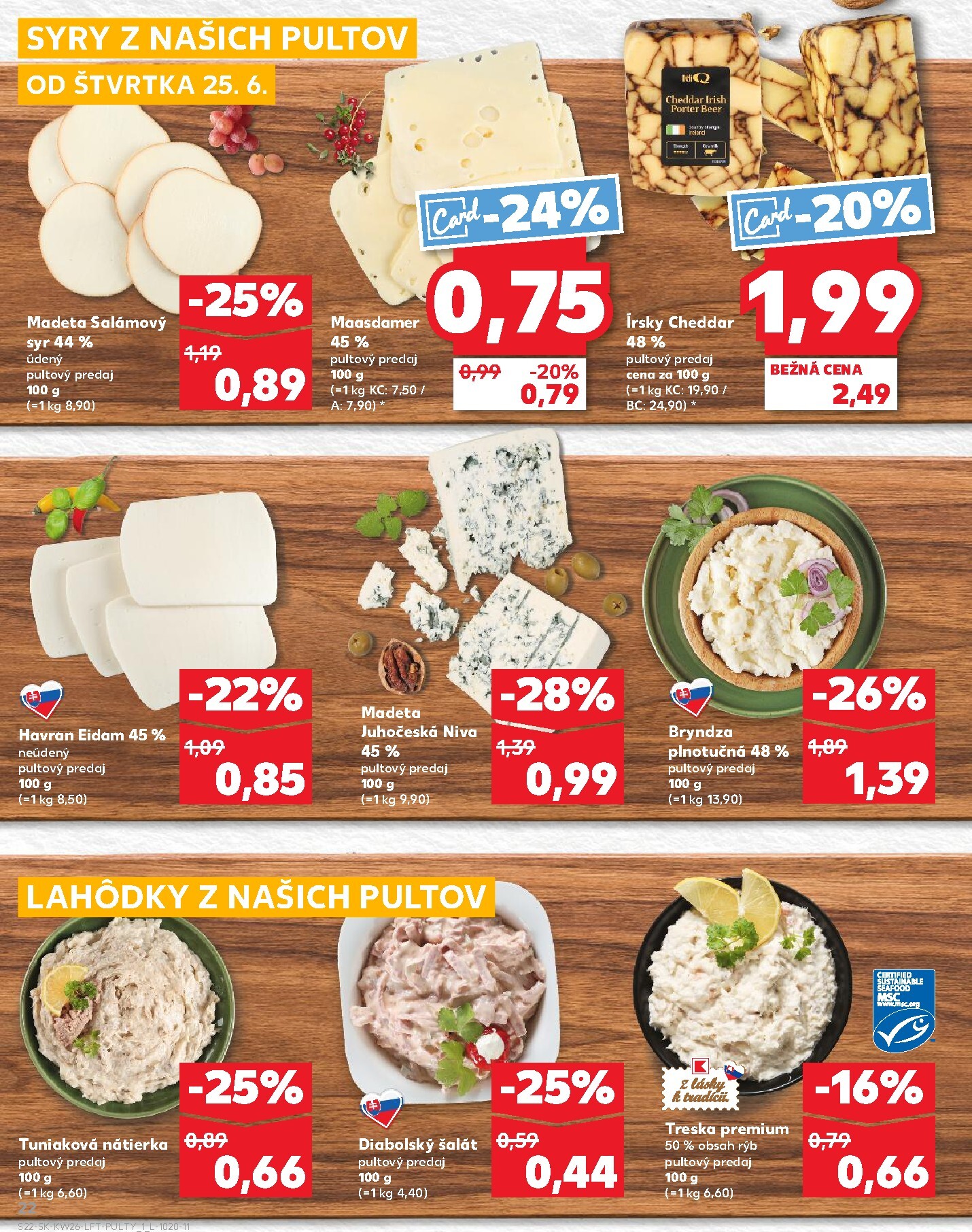 kaufland - Aktuálny Kaufland leták od štvrtka, 25.06.2026 do stredy, 01.07.2026 - page: 22