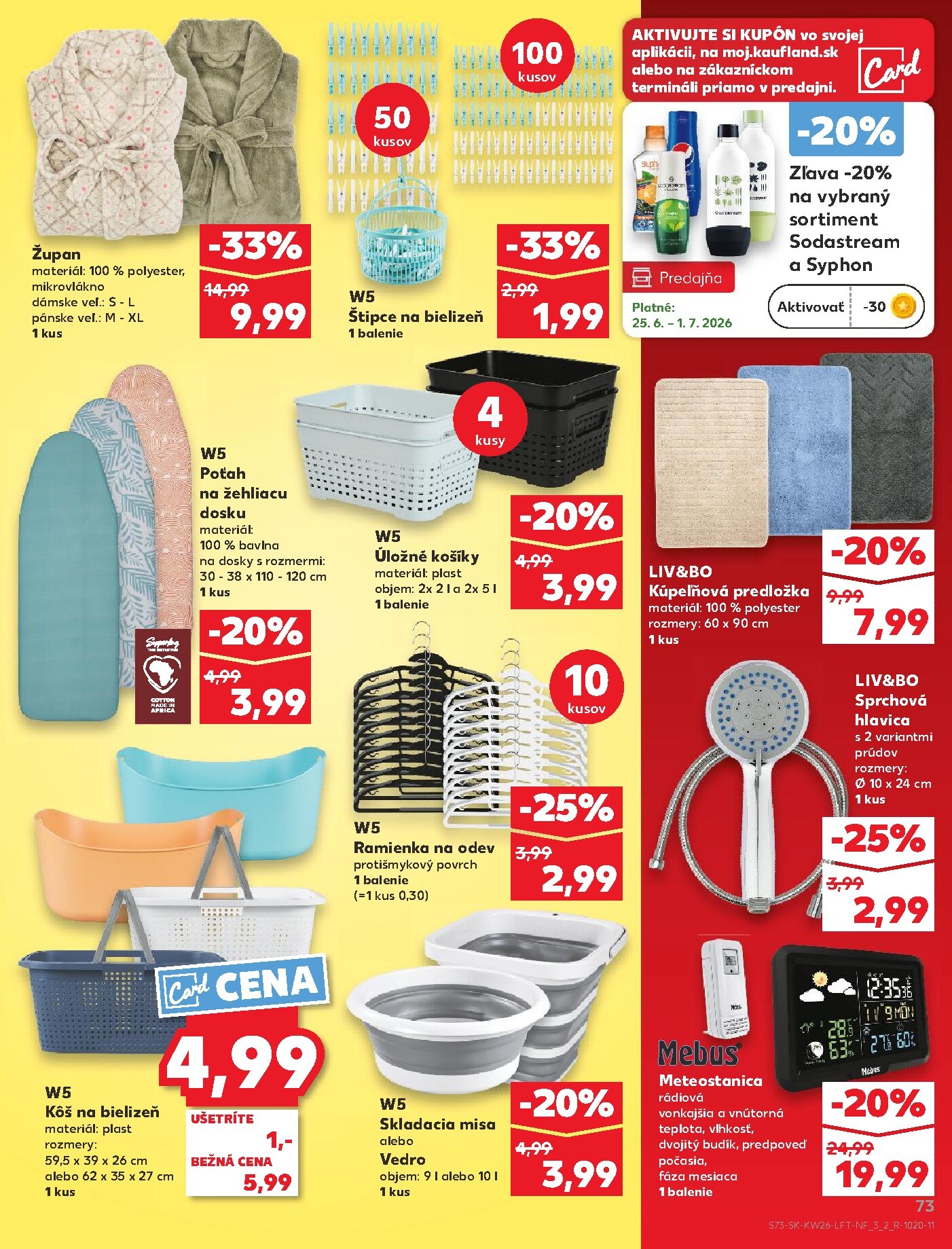 kaufland - Aktuálny Kaufland leták od štvrtka, 25.06.2026 do stredy, 01.07.2026 - page: 73