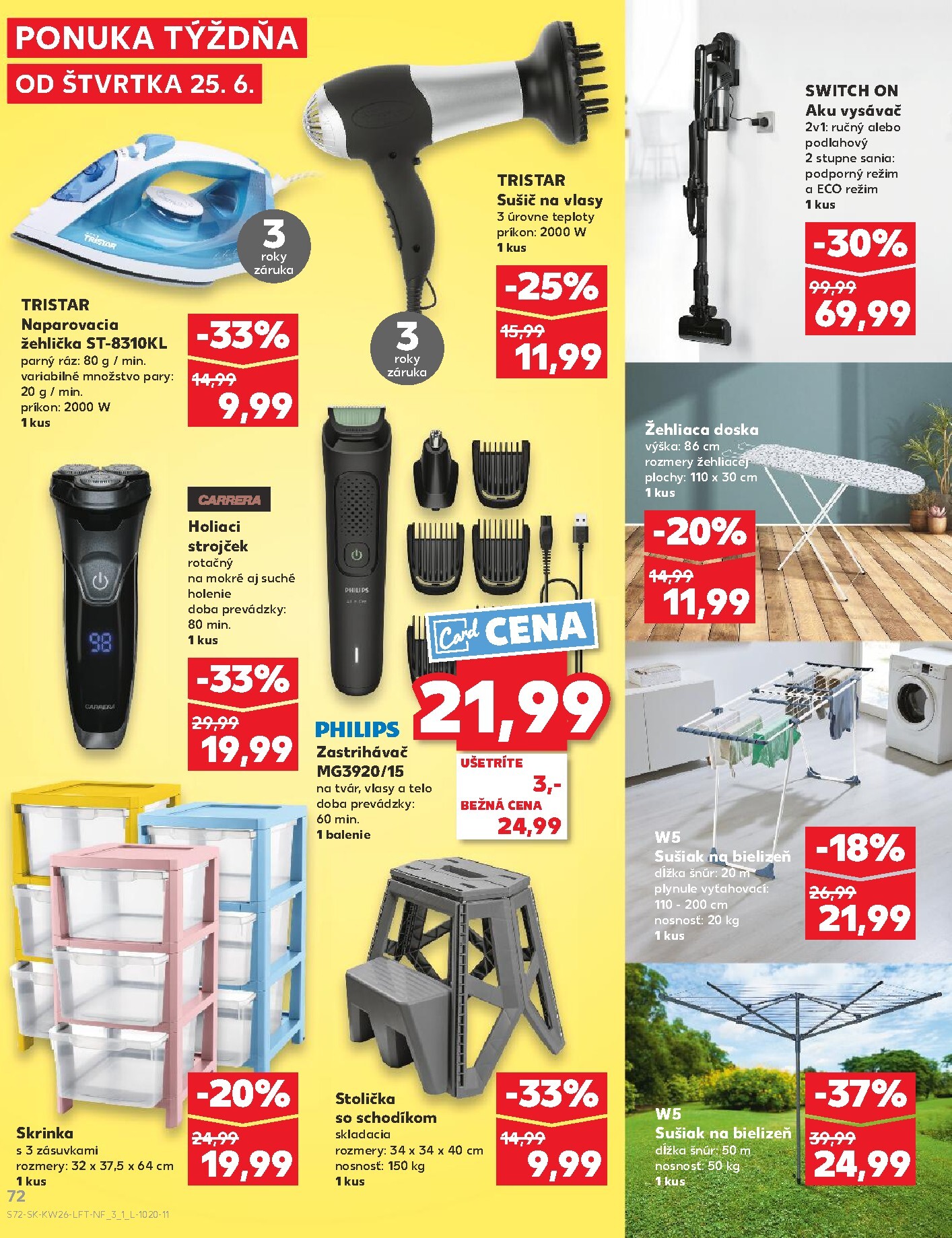 kaufland - Aktuálny Kaufland leták od štvrtka, 25.06.2026 do stredy, 01.07.2026 - page: 72