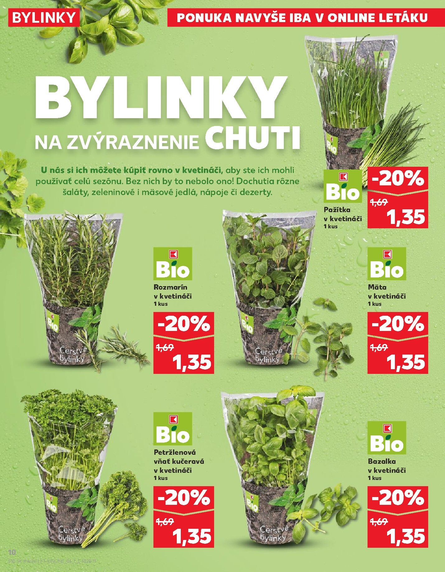 kaufland - Aktuálny Kaufland leták od štvrtka, 25.06.2026 do stredy, 01.07.2026 - page: 10