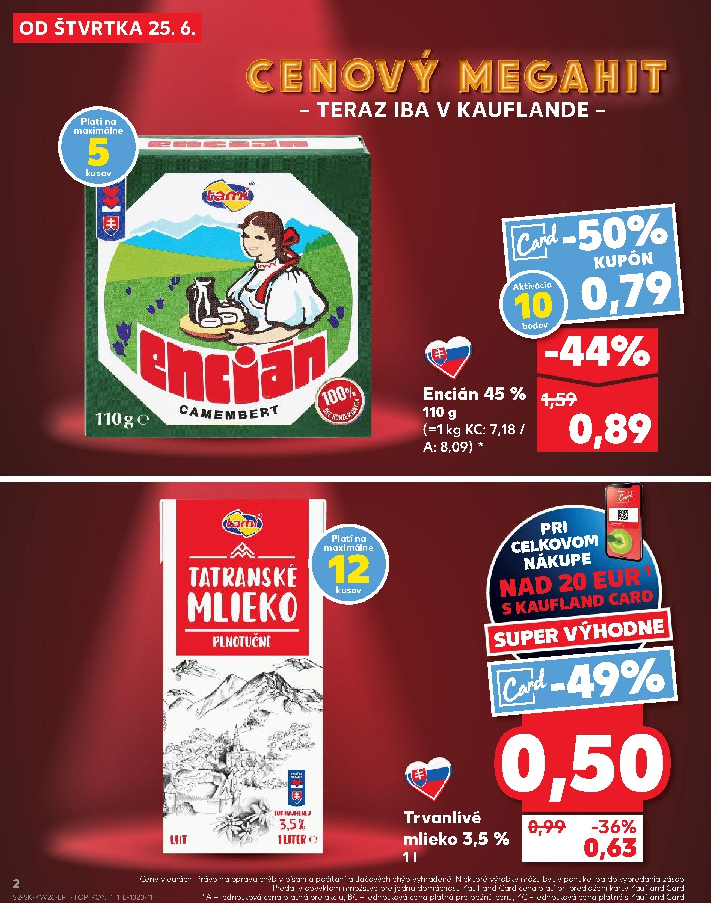 kaufland - Aktuálny Kaufland leták od štvrtka, 25.06.2026 do stredy, 01.07.2026 - page: 2