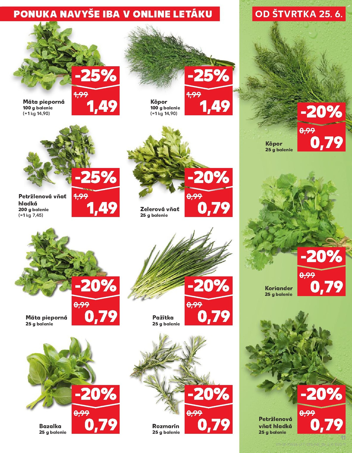 kaufland - Aktuálny Kaufland leták od štvrtka, 25.06.2026 do stredy, 01.07.2026 - page: 11