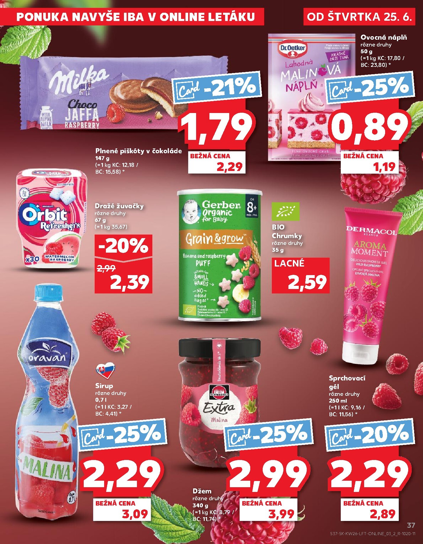 kaufland - Aktuálny Kaufland leták od štvrtka, 25.06.2026 do stredy, 01.07.2026 - page: 37
