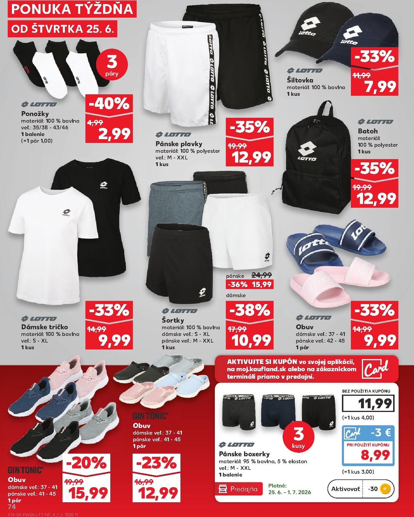 kaufland - Aktuálny Kaufland leták od štvrtka, 25.06.2026 do stredy, 01.07.2026 - page: 74