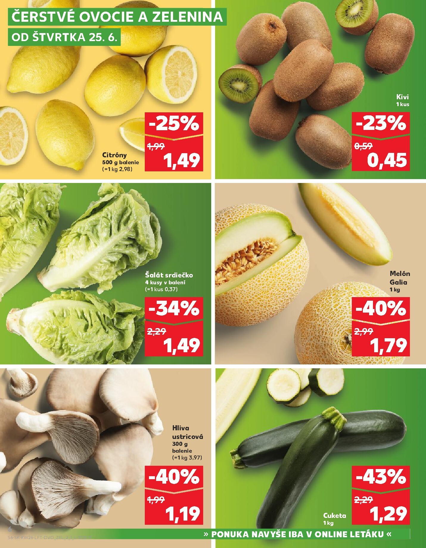 kaufland - Aktuálny Kaufland leták od štvrtka, 25.06.2026 do stredy, 01.07.2026 - page: 6