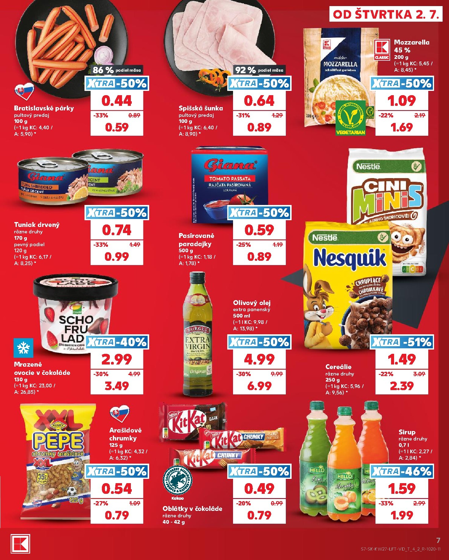 kaufland - Nový Kaufland leták od štvrtka, 02.07.2026 do stredy, 08.07.2026 - page: 7