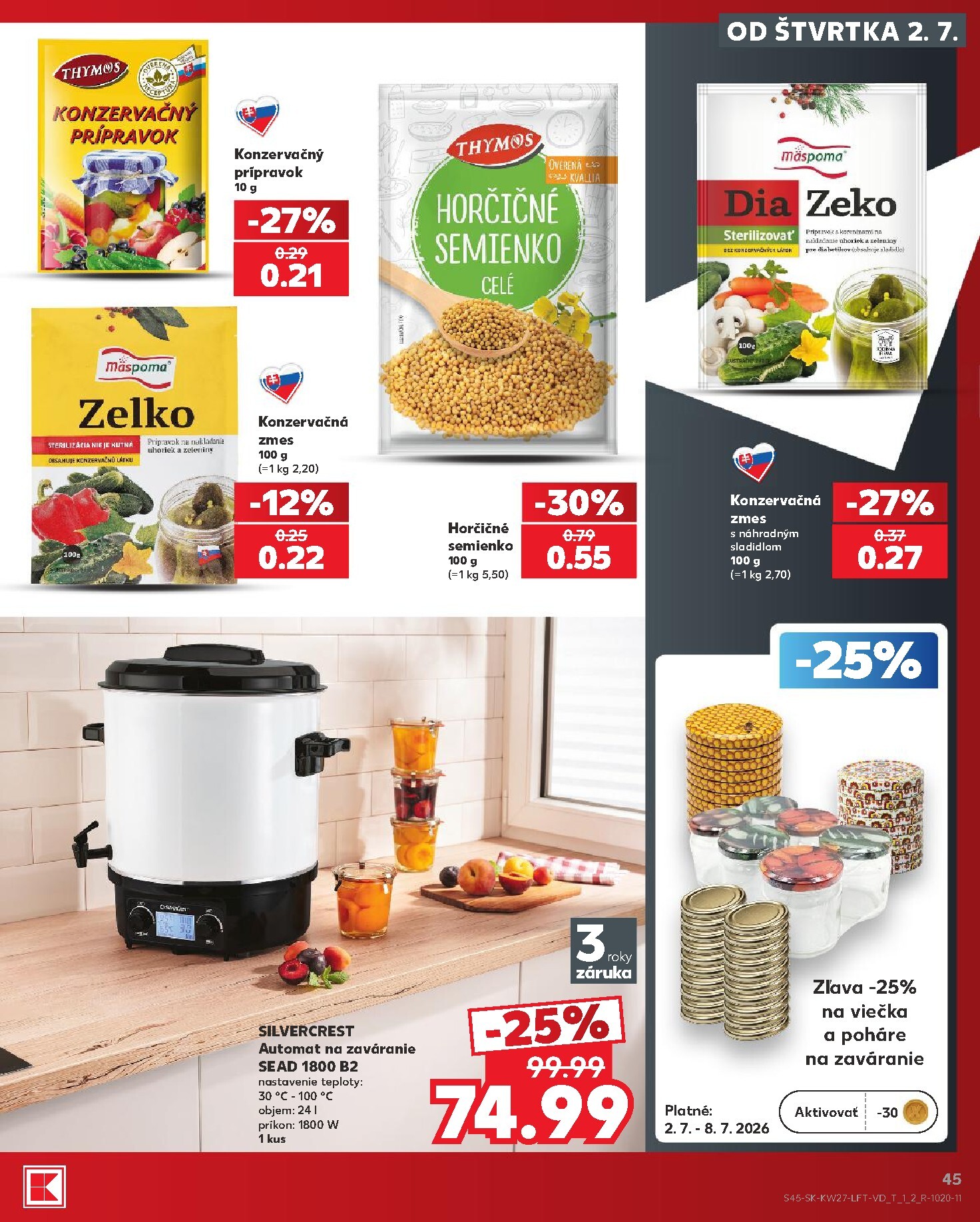 kaufland - Nový Kaufland leták od štvrtka, 02.07.2026 do stredy, 08.07.2026 - page: 45