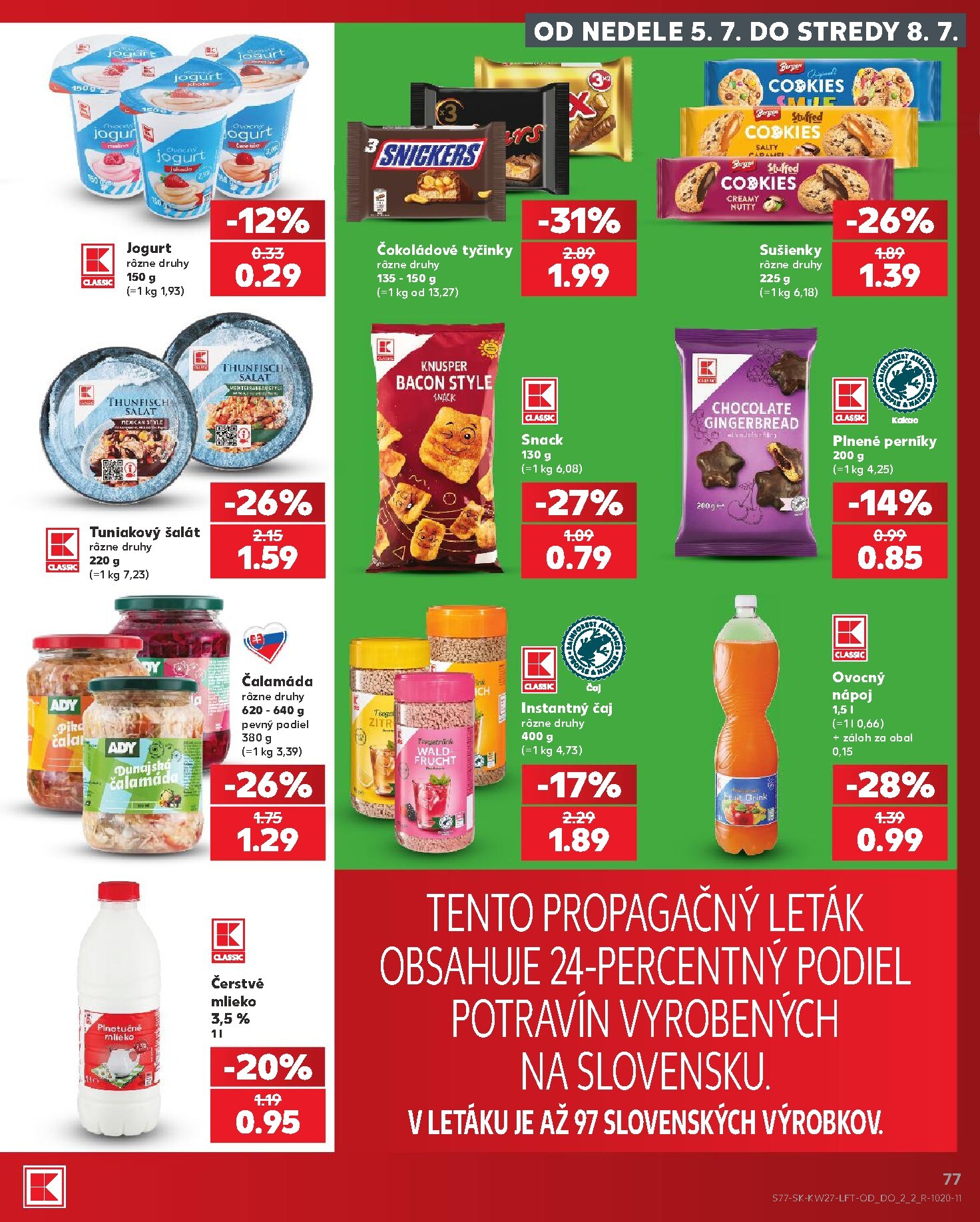 kaufland - Nový Kaufland leták od štvrtka, 02.07.2026 do stredy, 08.07.2026 - page: 77