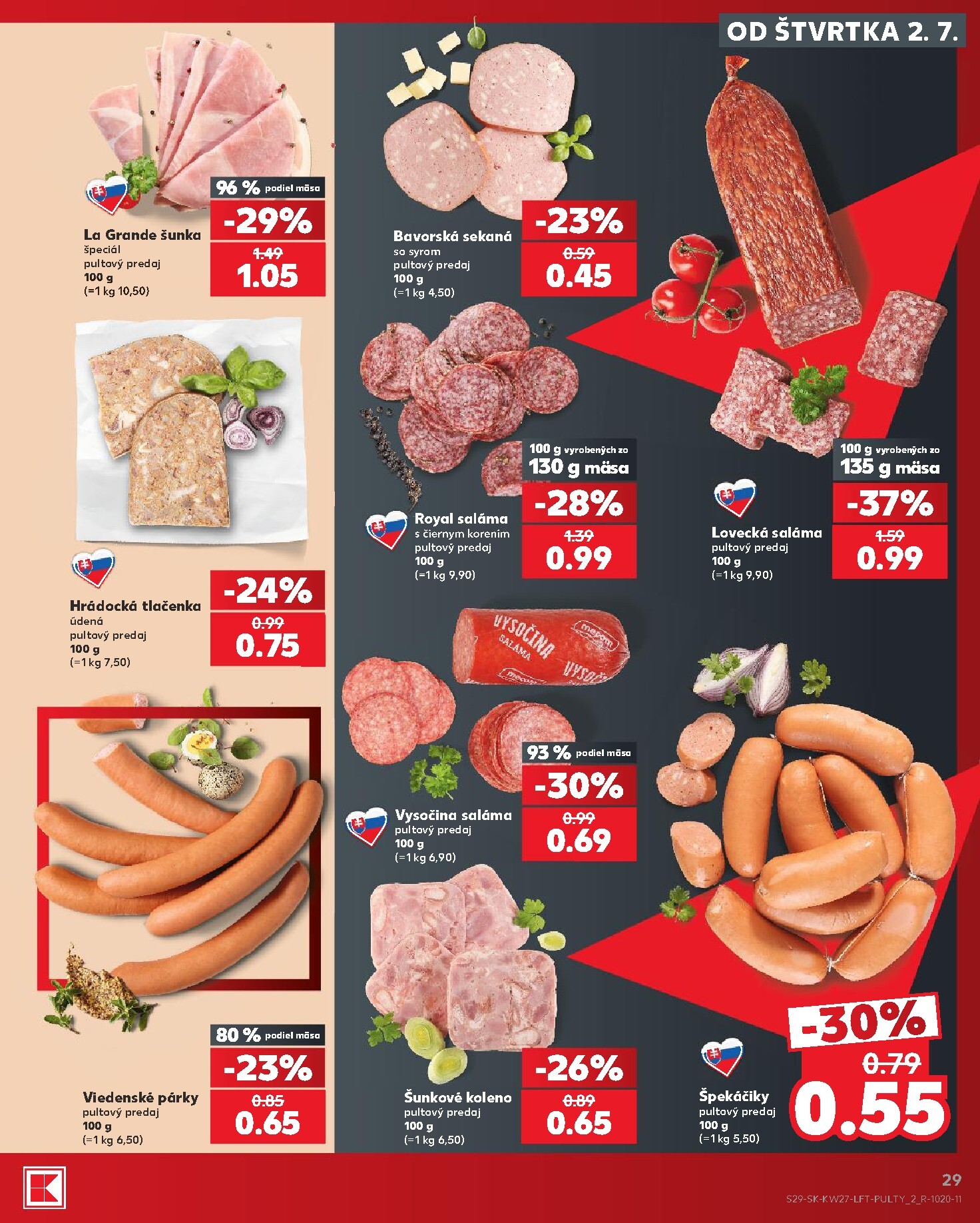 kaufland - Nový Kaufland leták od štvrtka, 02.07.2026 do stredy, 08.07.2026 - page: 29