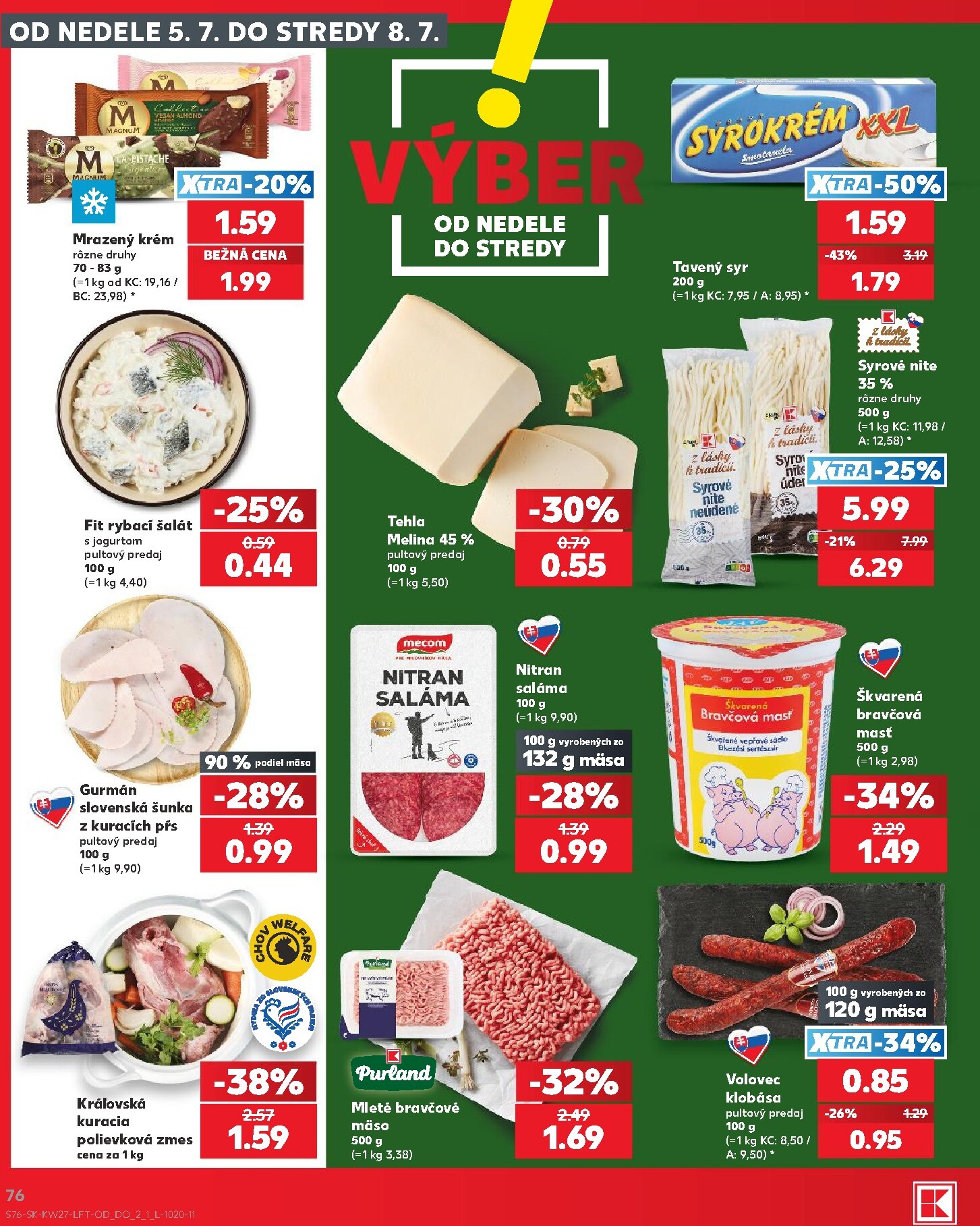 kaufland - Nový Kaufland leták od štvrtka, 02.07.2026 do stredy, 08.07.2026 - page: 76