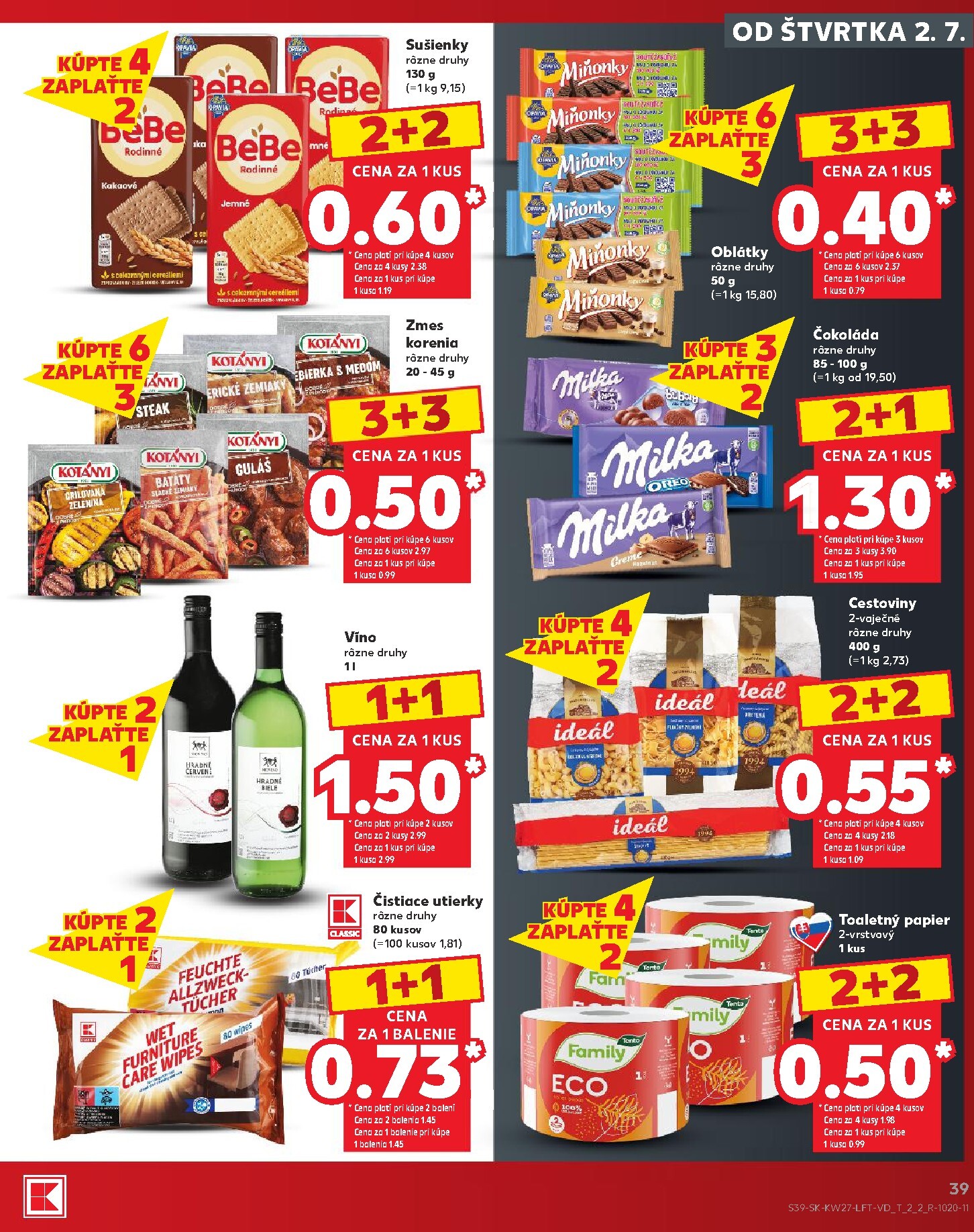 kaufland - Nový Kaufland leták od štvrtka, 02.07.2026 do stredy, 08.07.2026 - page: 39