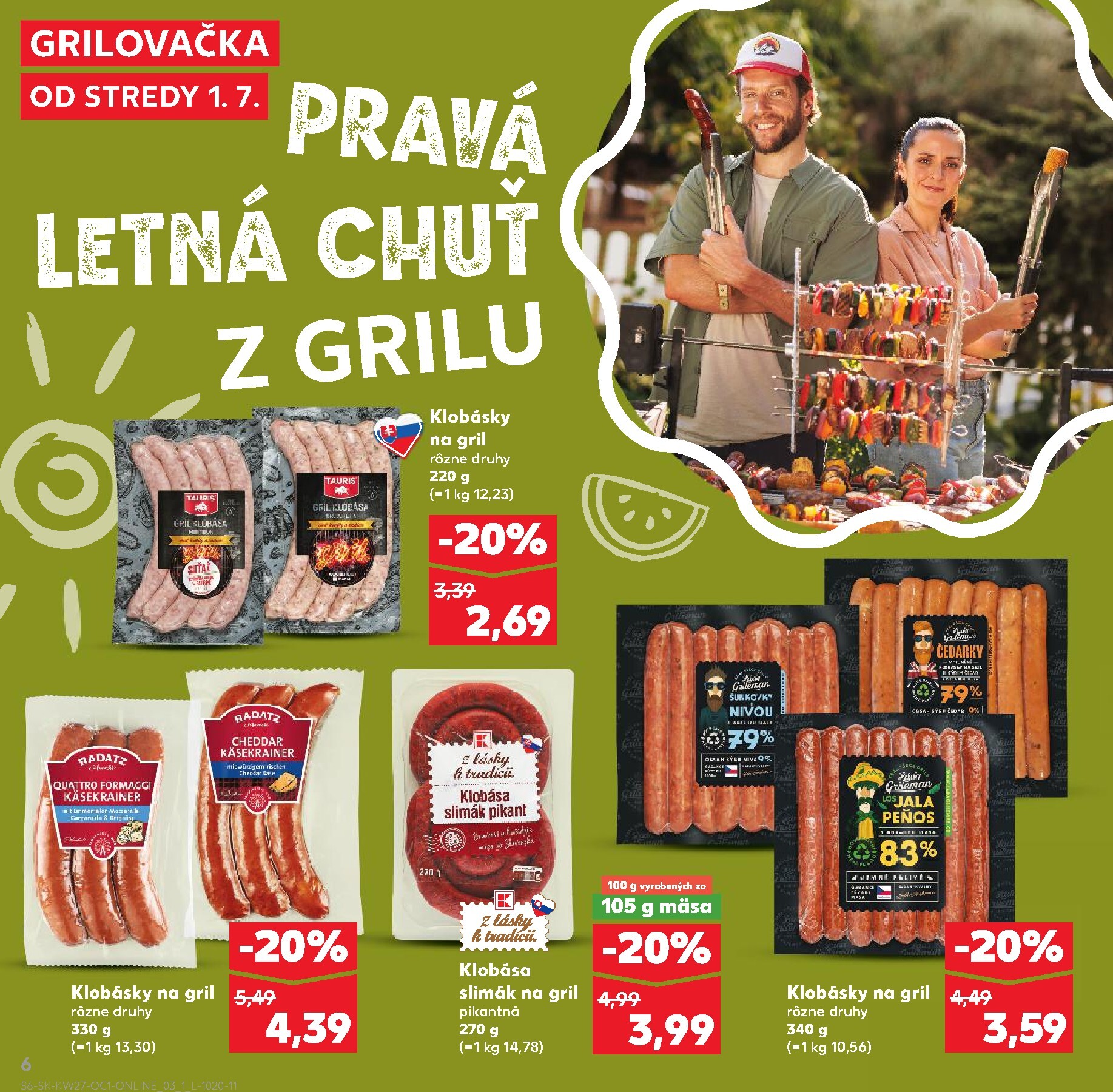 kaufland - Nový Kaufland leták od stredy, 01.07.2026 do piatku, 31.07.2026 - page: 6