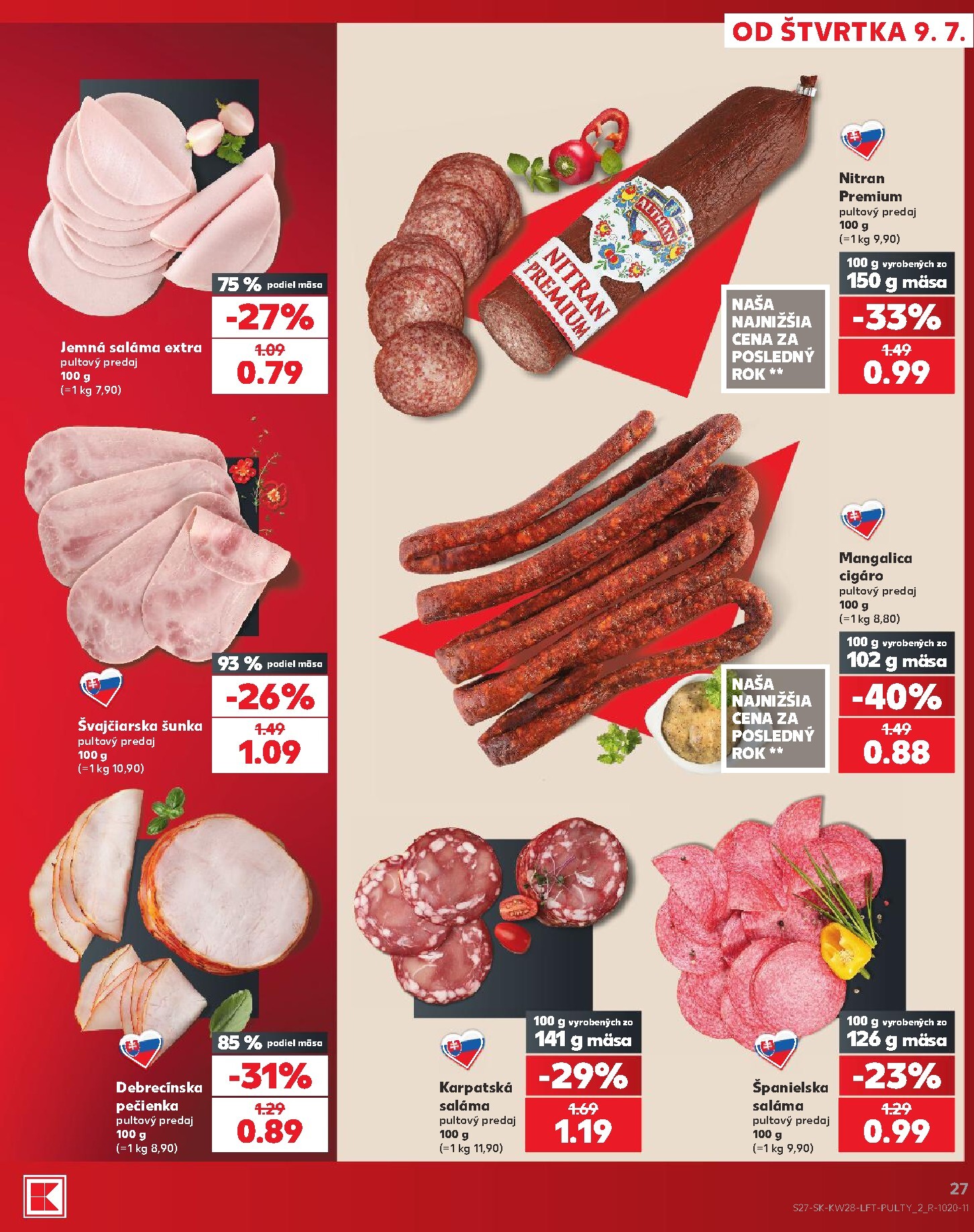 kaufland - Nový Kaufland leták od štvrtka, 09.07.2026 do stredy, 15.07.2026 - page: 27