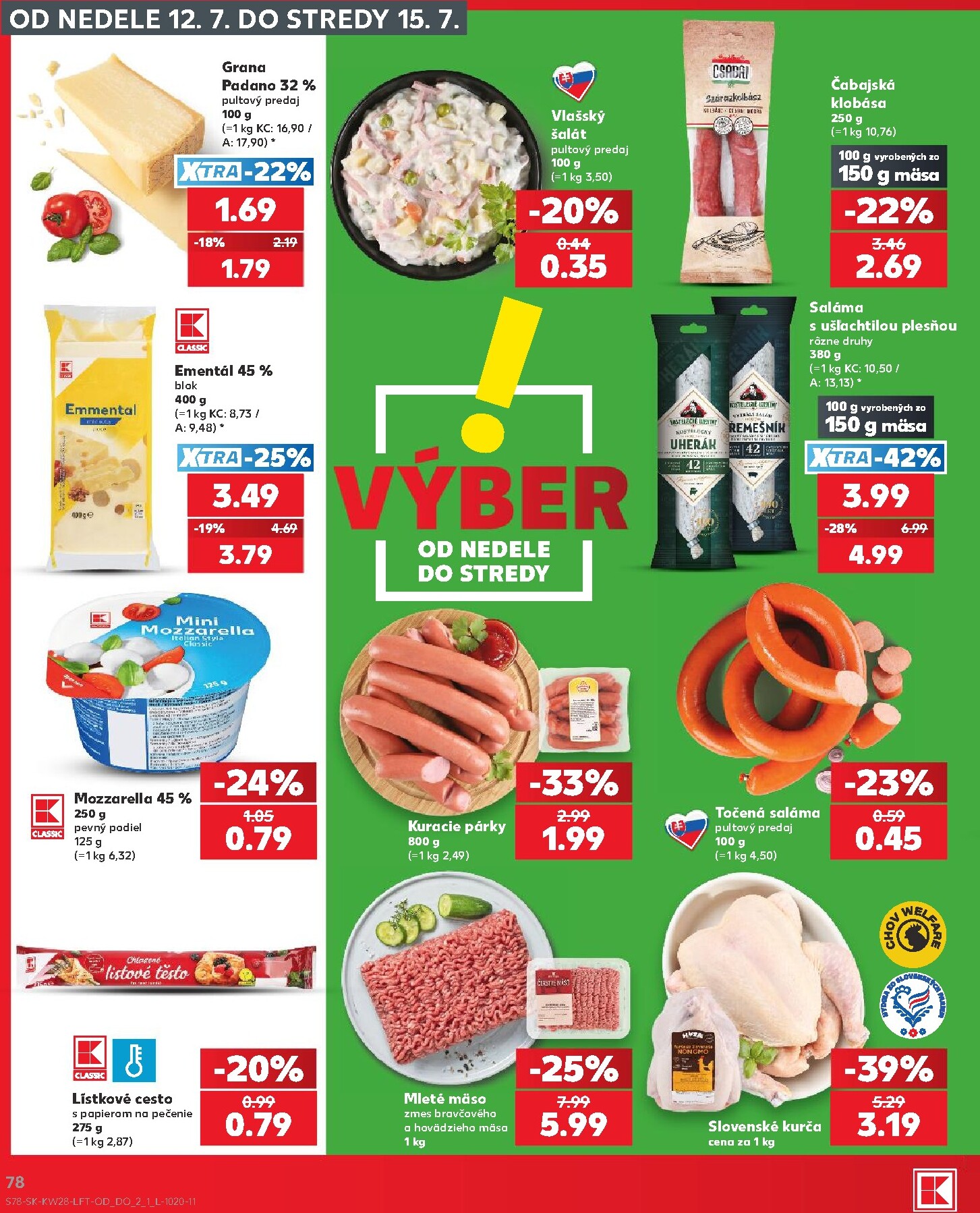 kaufland - Nový Kaufland leták od štvrtka, 09.07.2026 do stredy, 15.07.2026 - page: 78