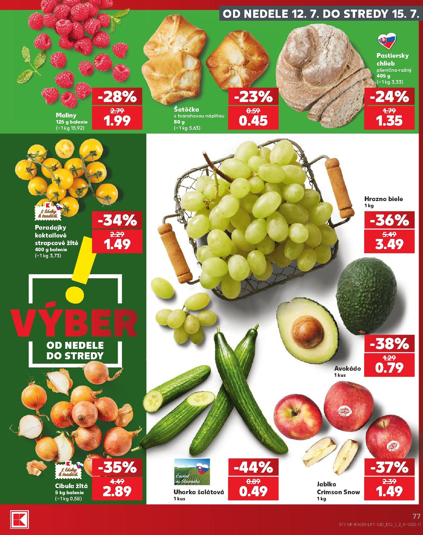 kaufland - Nový Kaufland leták od štvrtka, 09.07.2026 do stredy, 15.07.2026 - page: 77
