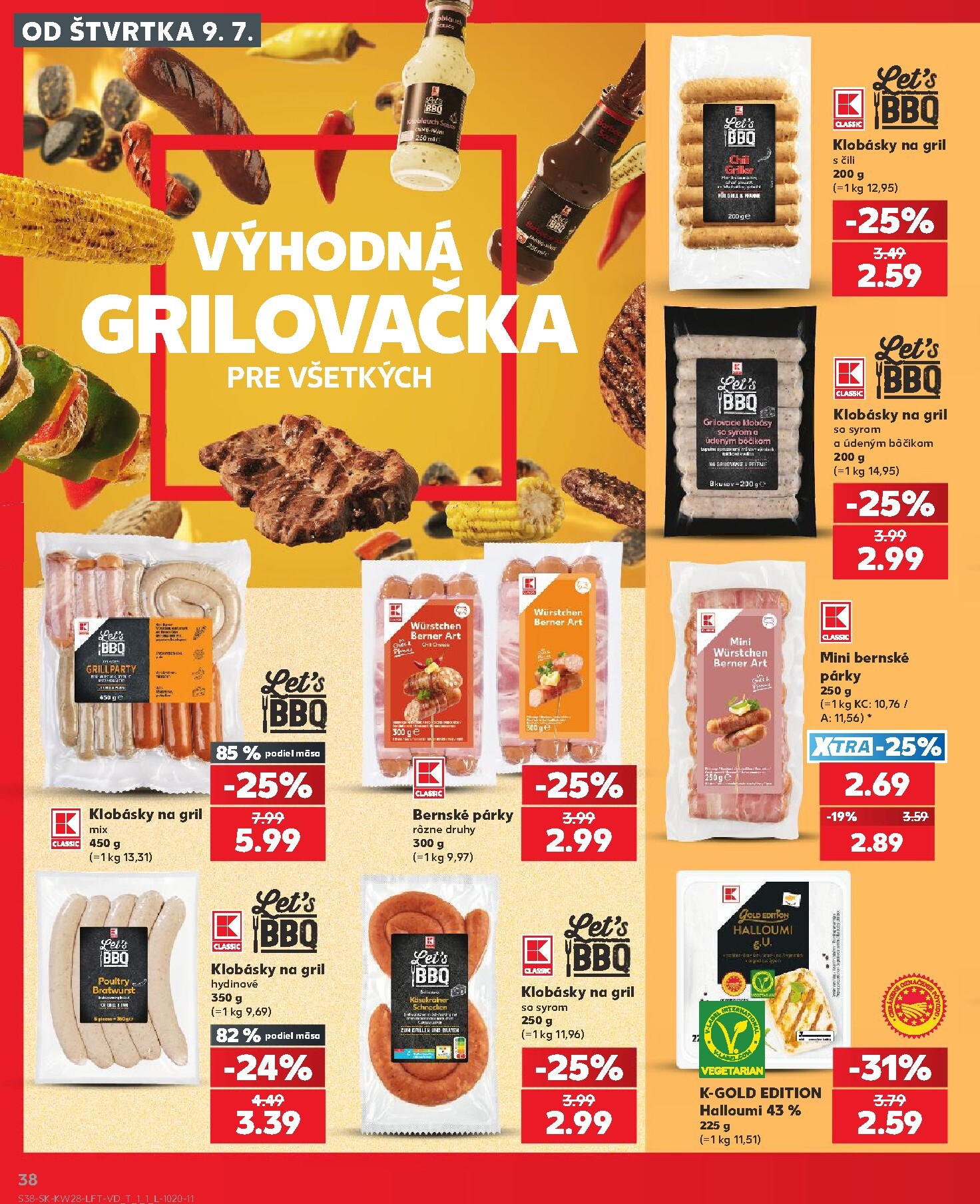 kaufland - Nový Kaufland leták od štvrtka, 09.07.2026 do stredy, 15.07.2026 - page: 38