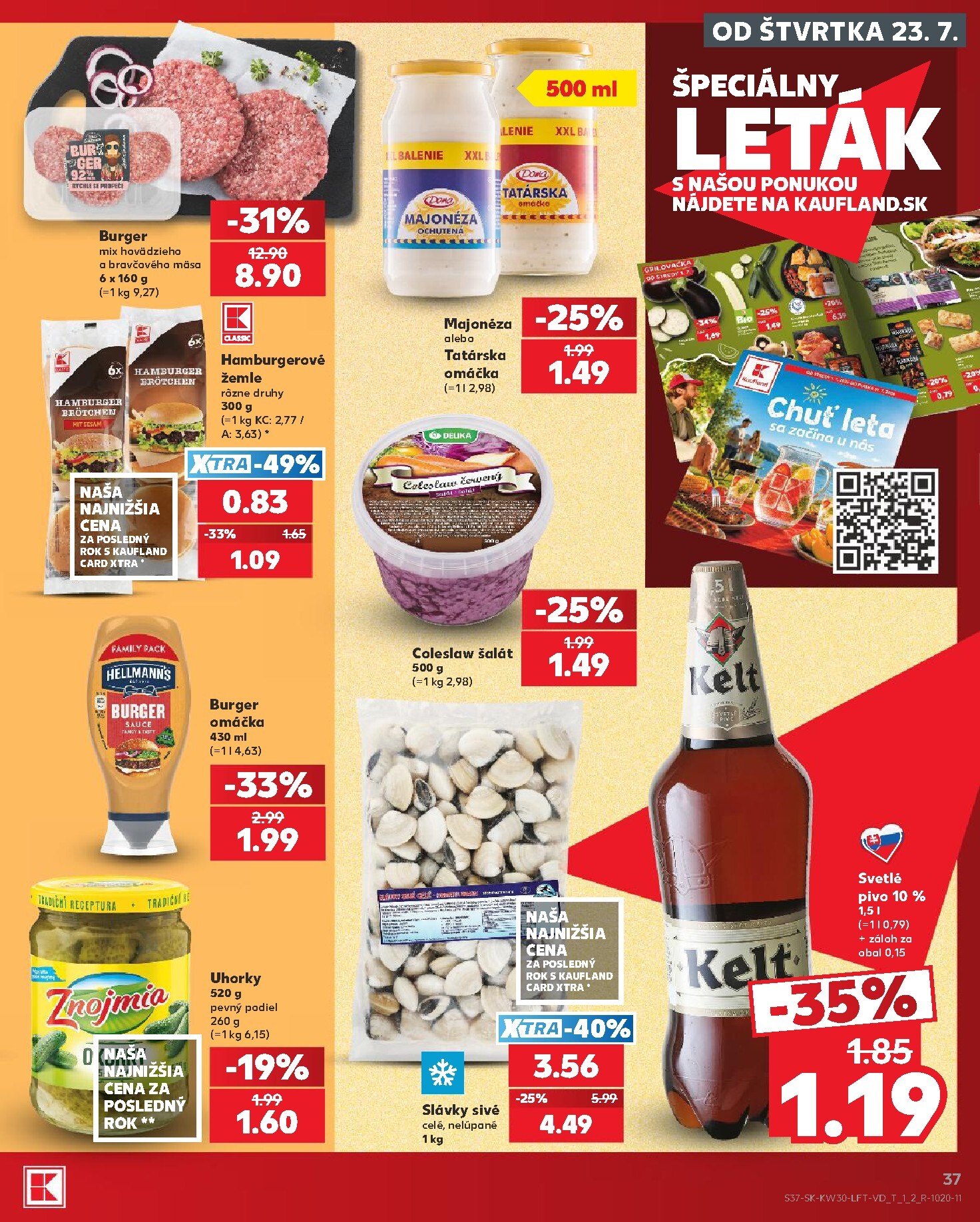 kaufland - Nový Kaufland leták od štvrtka, 23.07.2026 do stredy, 29.07.2026 - page: 37