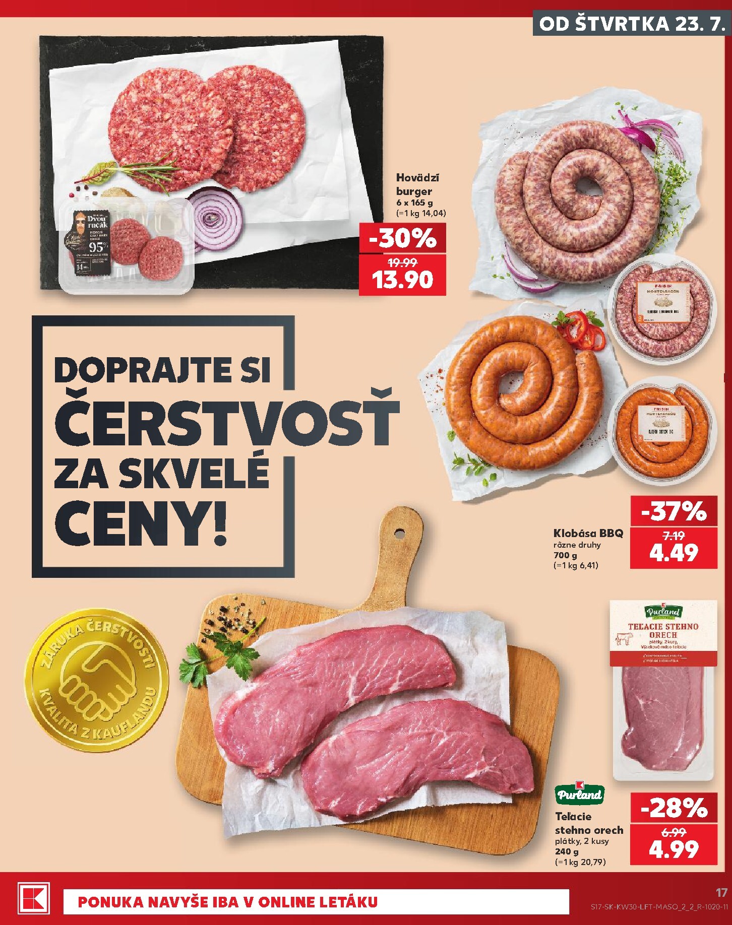 kaufland - Nový Kaufland leták od štvrtka, 23.07.2026 do stredy, 29.07.2026 - page: 17