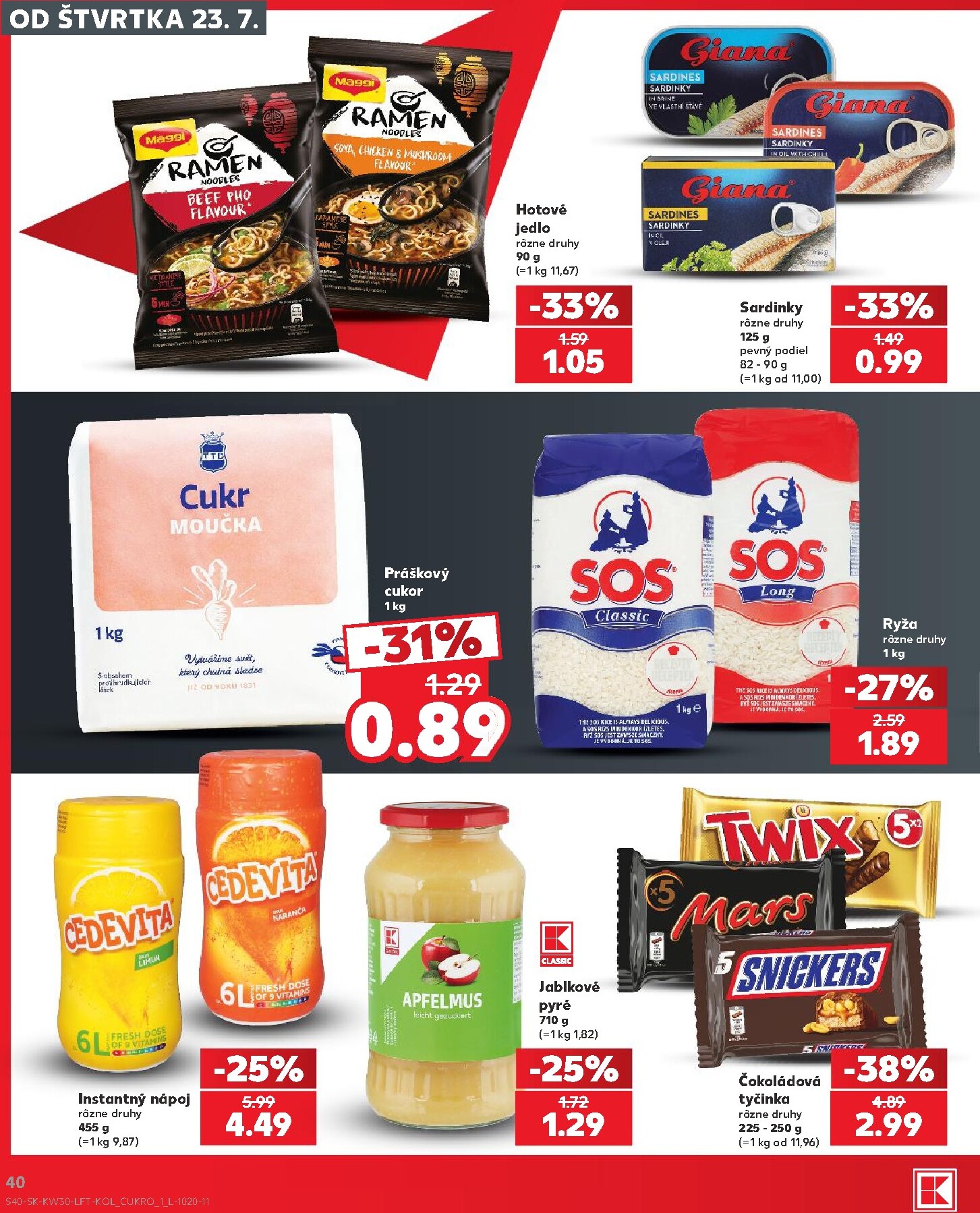kaufland - Nový Kaufland leták od štvrtka, 23.07.2026 do stredy, 29.07.2026 - page: 40