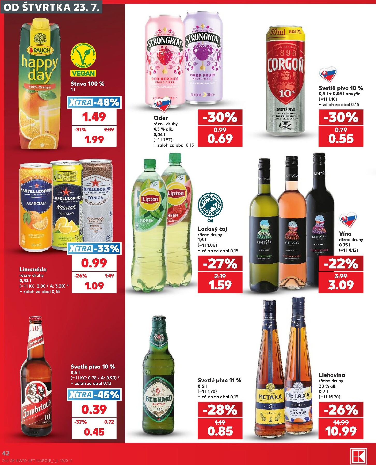 kaufland - Nový Kaufland leták od štvrtka, 23.07.2026 do stredy, 29.07.2026 - page: 42