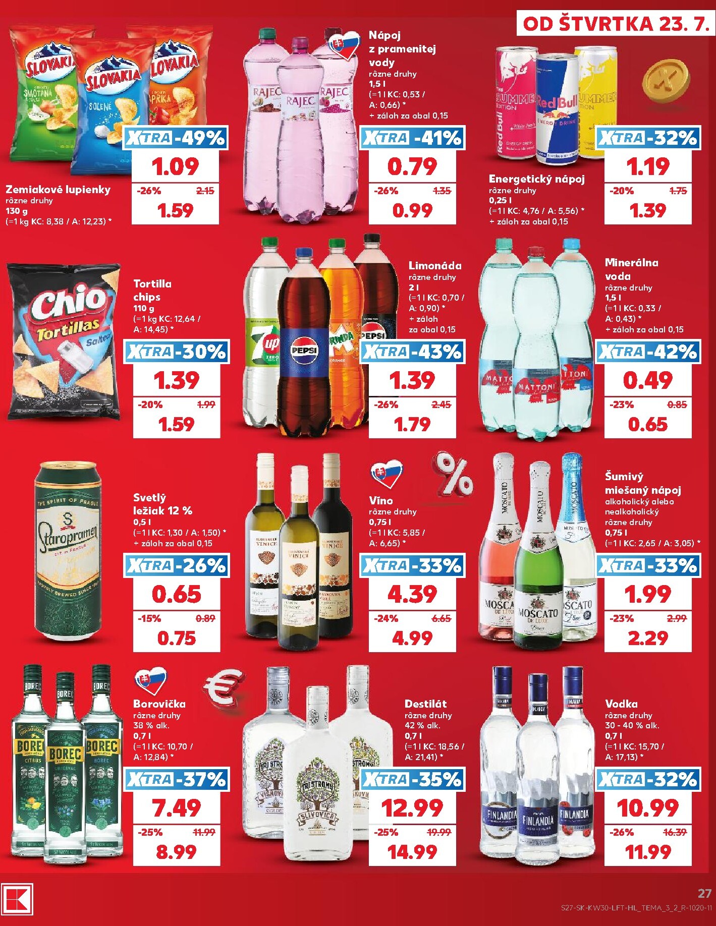kaufland - Nový Kaufland leták od štvrtka, 23.07.2026 do stredy, 29.07.2026 - page: 27