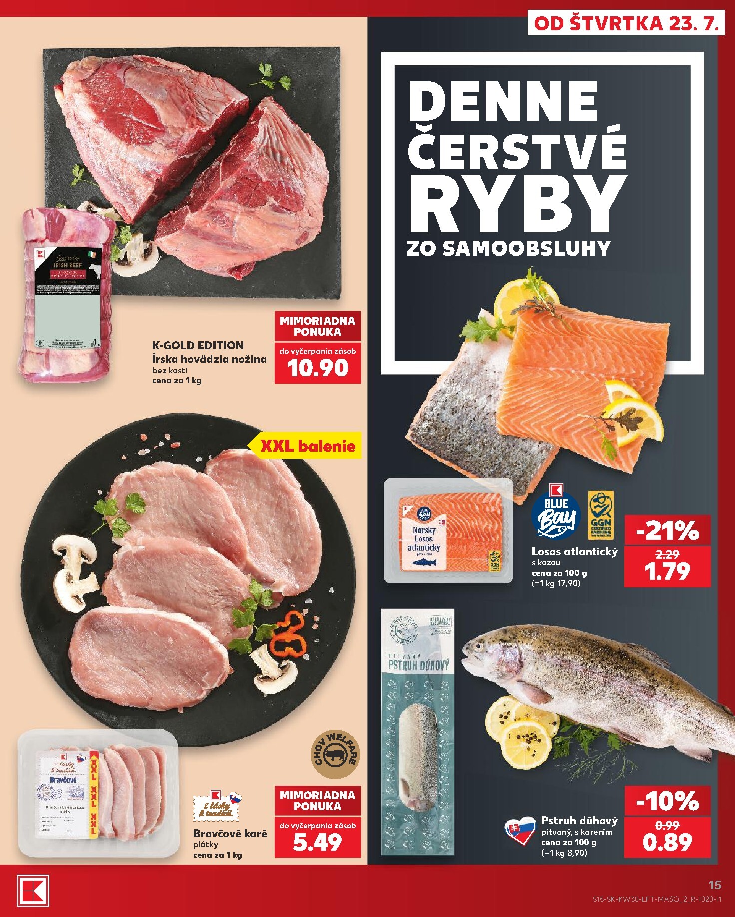 kaufland - Nový Kaufland leták od štvrtka, 23.07.2026 do stredy, 29.07.2026 - page: 15