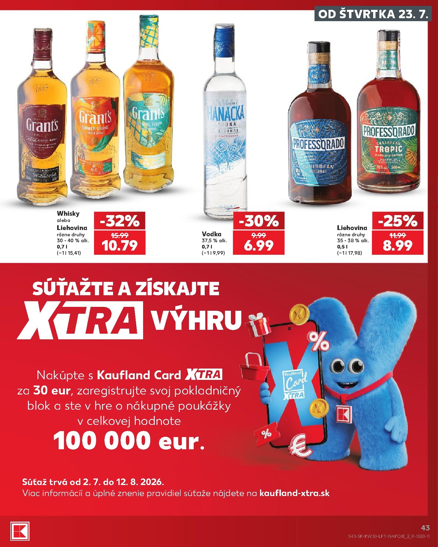 kaufland - Nový Kaufland leták od štvrtka, 23.07.2026 do stredy, 29.07.2026 - page: 43