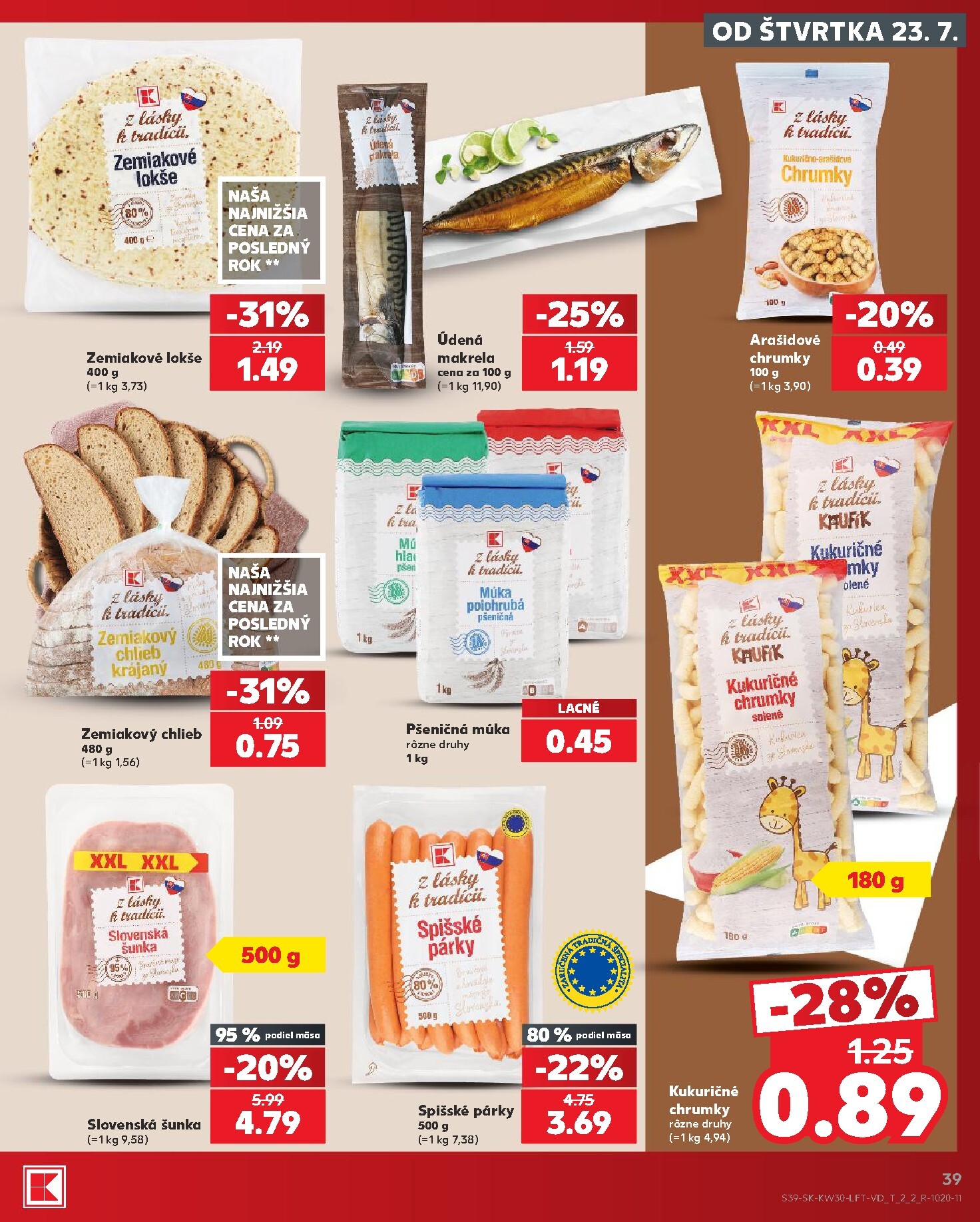 kaufland - Nový Kaufland leták od štvrtka, 23.07.2026 do stredy, 29.07.2026 - page: 39