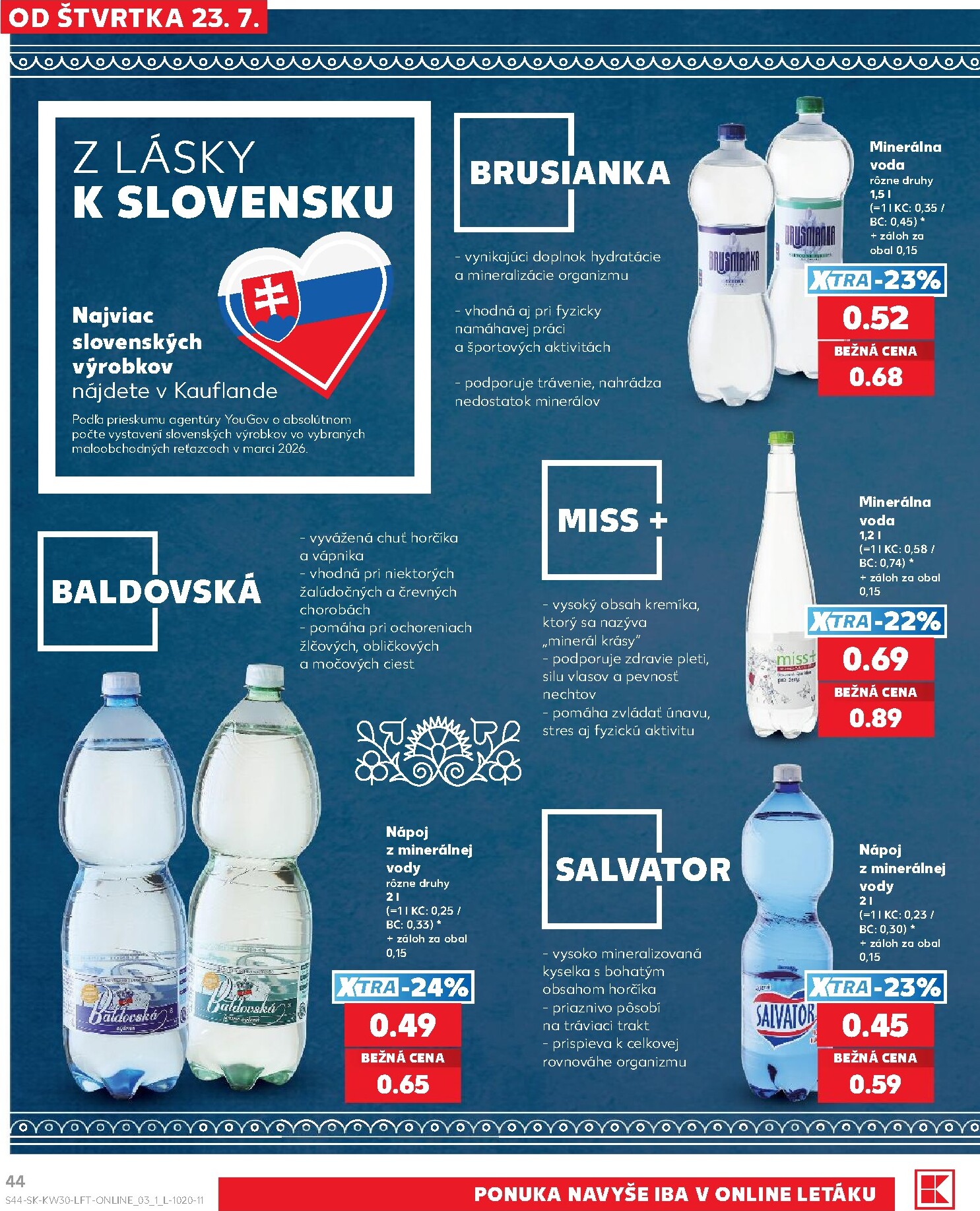 kaufland - Nový Kaufland leták od štvrtka, 23.07.2026 do stredy, 29.07.2026 - page: 44