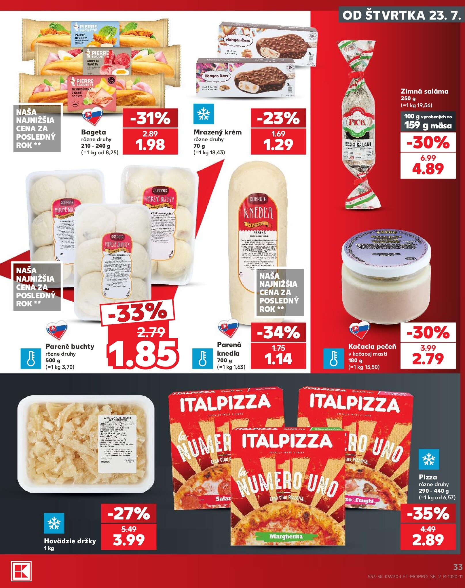 kaufland - Nový Kaufland leták od štvrtka, 23.07.2026 do stredy, 29.07.2026 - page: 33