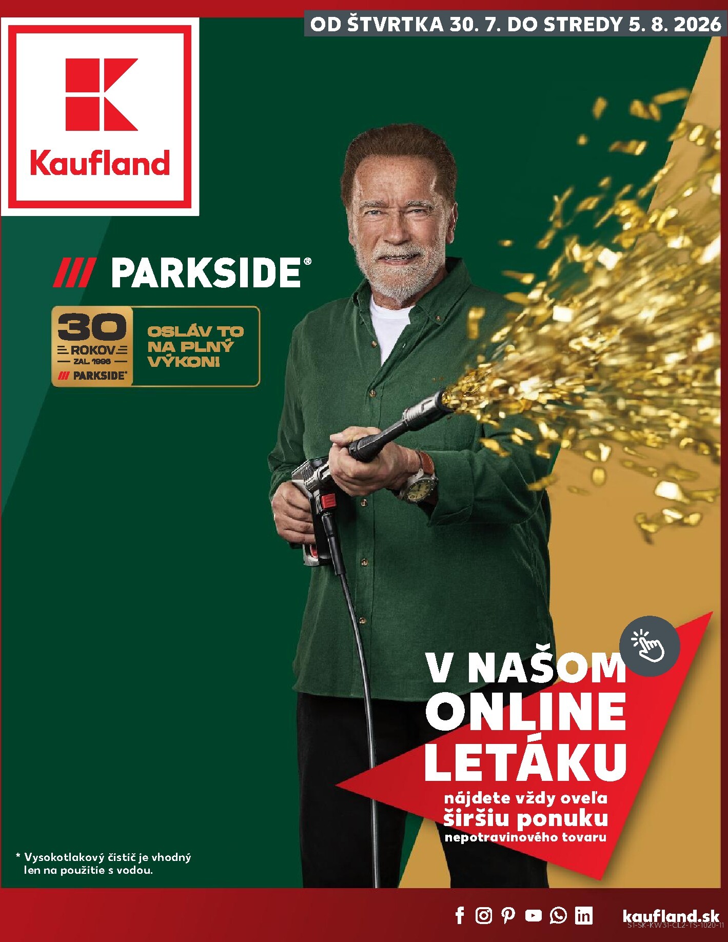 kaufland - Nový Kaufland leták od štvrtka, 30.07.2026 do stredy, 05.08.2026