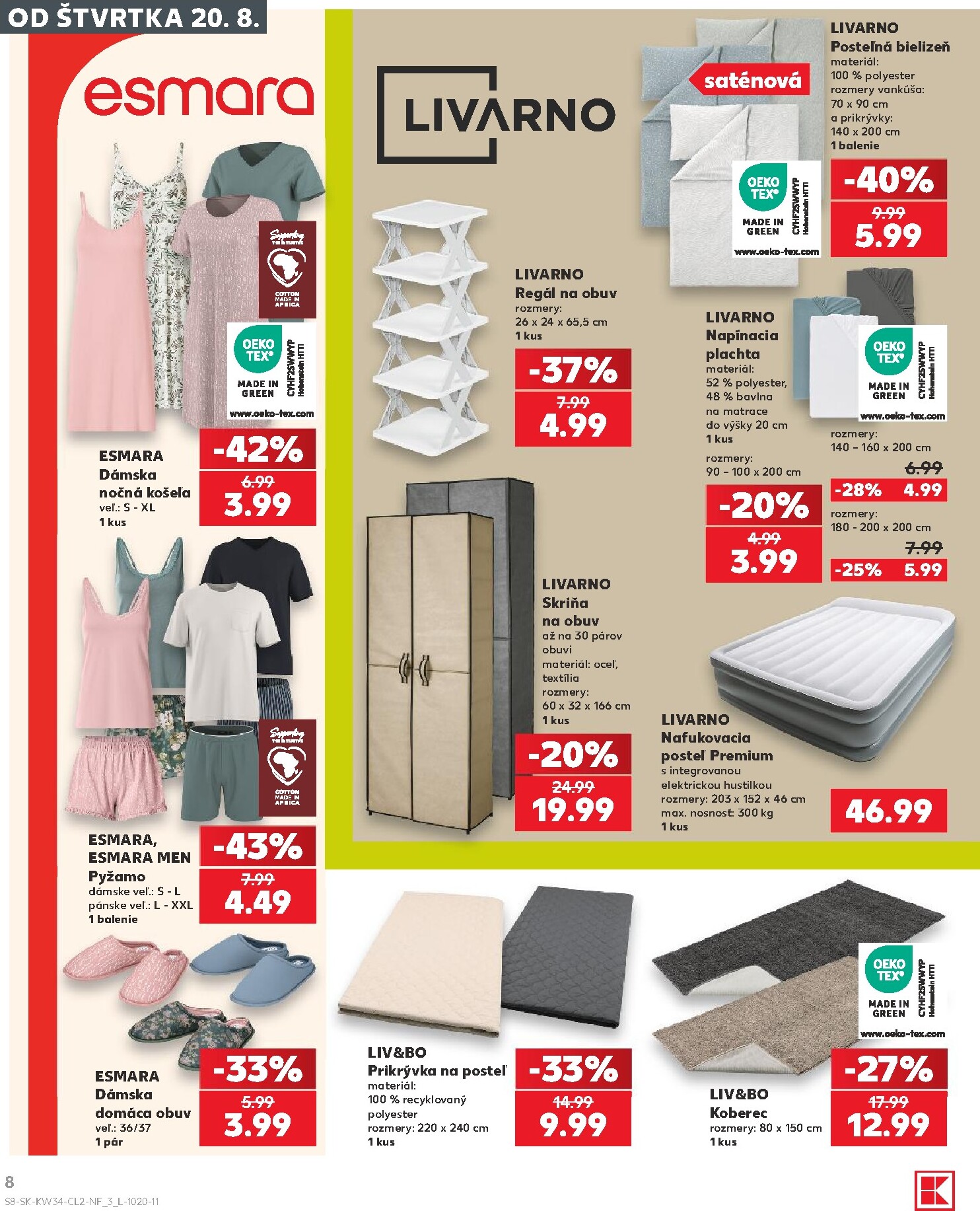 kaufland - Nový Kaufland - Nonfood leták od štvrtka, 20.08.2026 do stredy, 26.08.2026 - page: 8