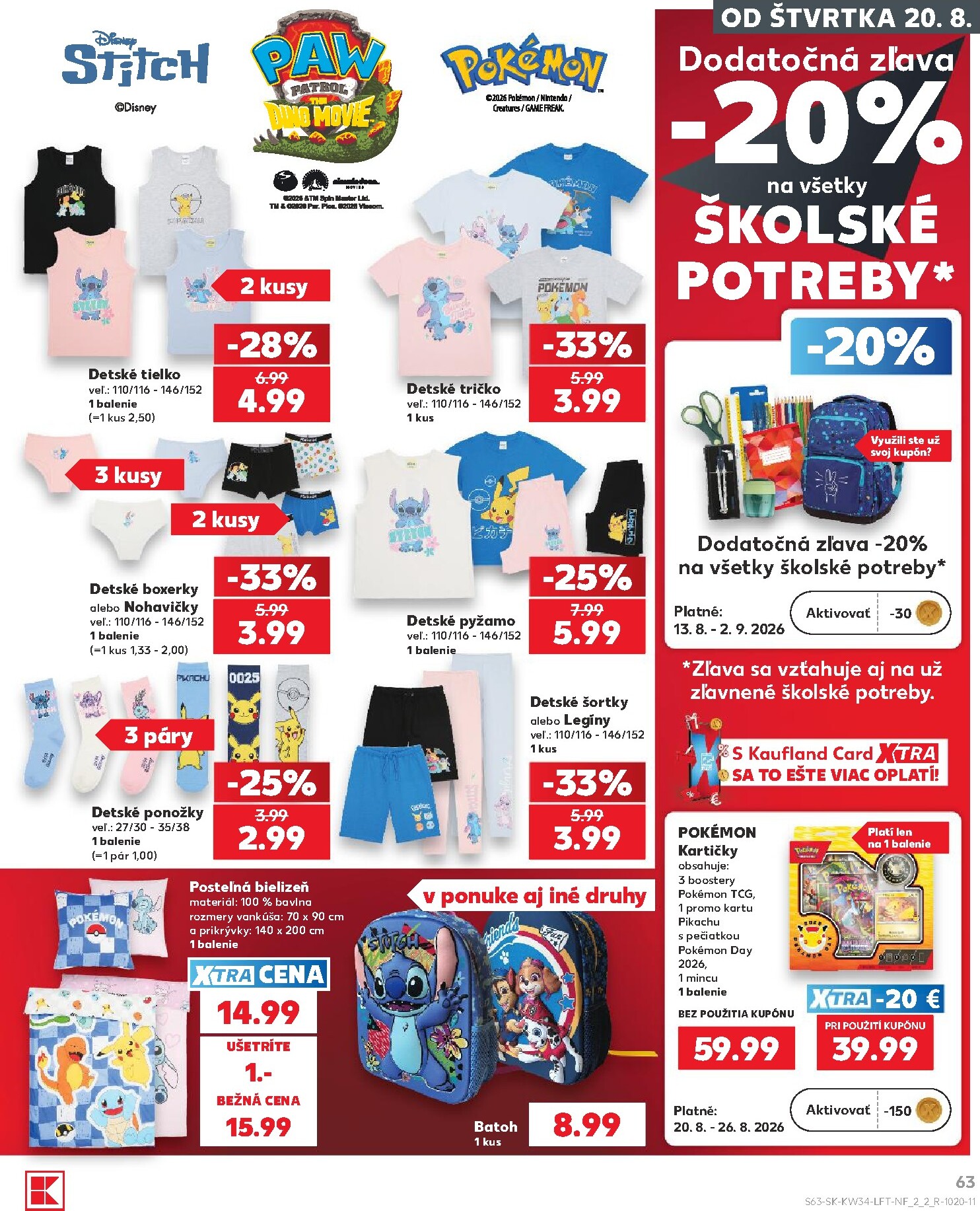 kaufland - Nový Kaufland leták od štvrtka, 20.08.2026 do stredy, 26.08.2026 - page: 63