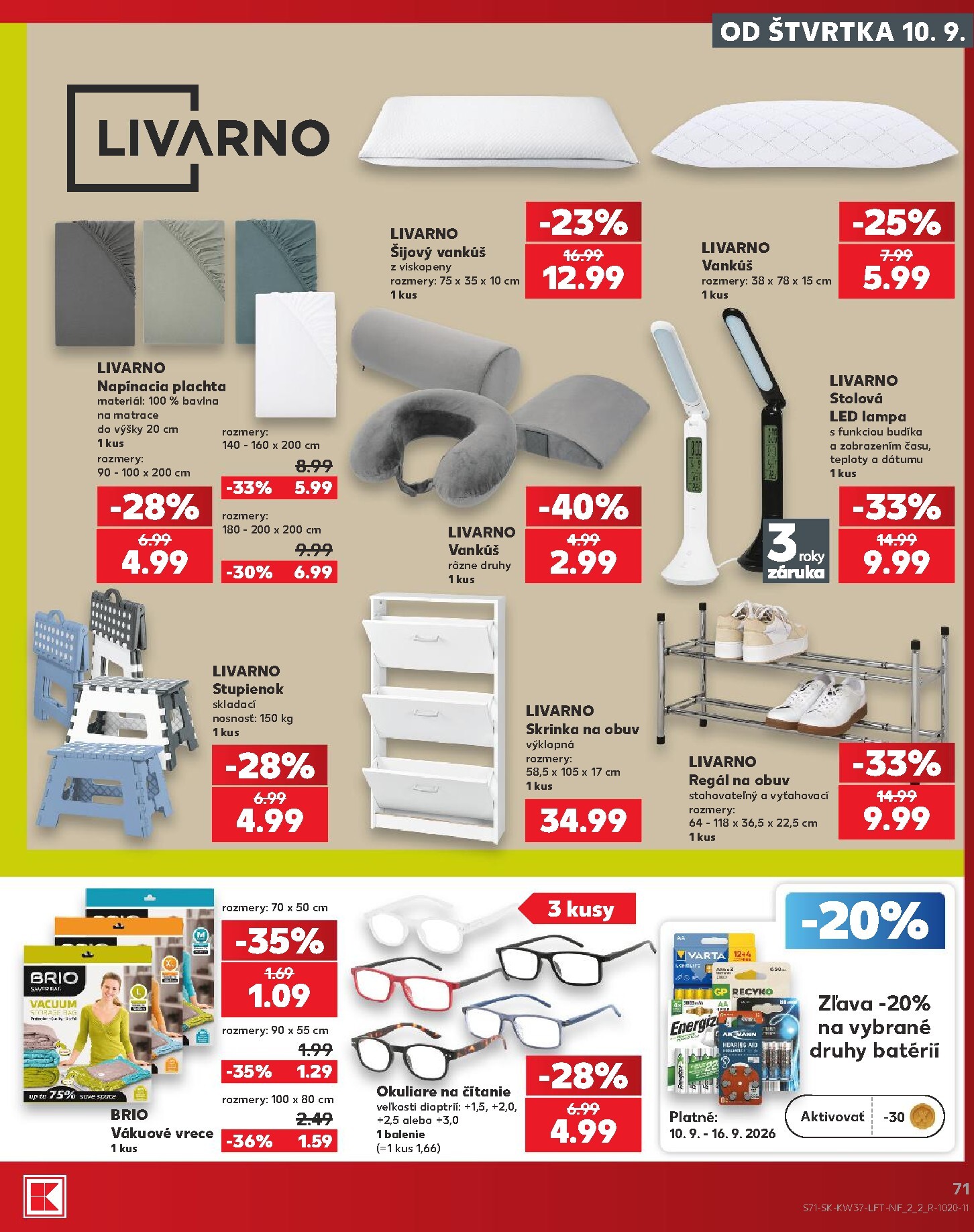 kaufland - Nový Kaufland leták od štvrtka, 10.09.2026 do stredy, 16.09.2026 - page: 71