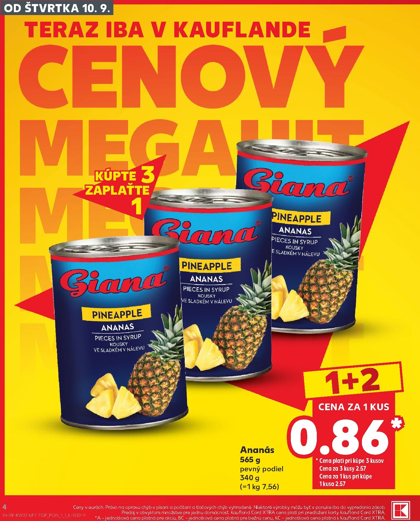 kaufland - Nový Kaufland leták od štvrtka, 10.09.2026 do stredy, 16.09.2026 - page: 4