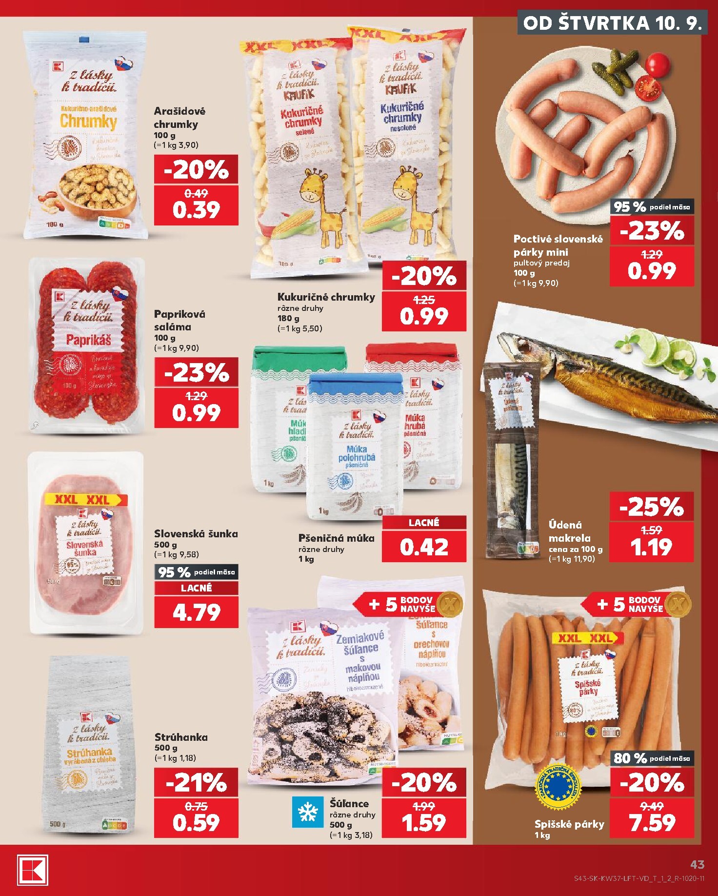 kaufland - Nový Kaufland leták od štvrtka, 10.09.2026 do stredy, 16.09.2026 - page: 43