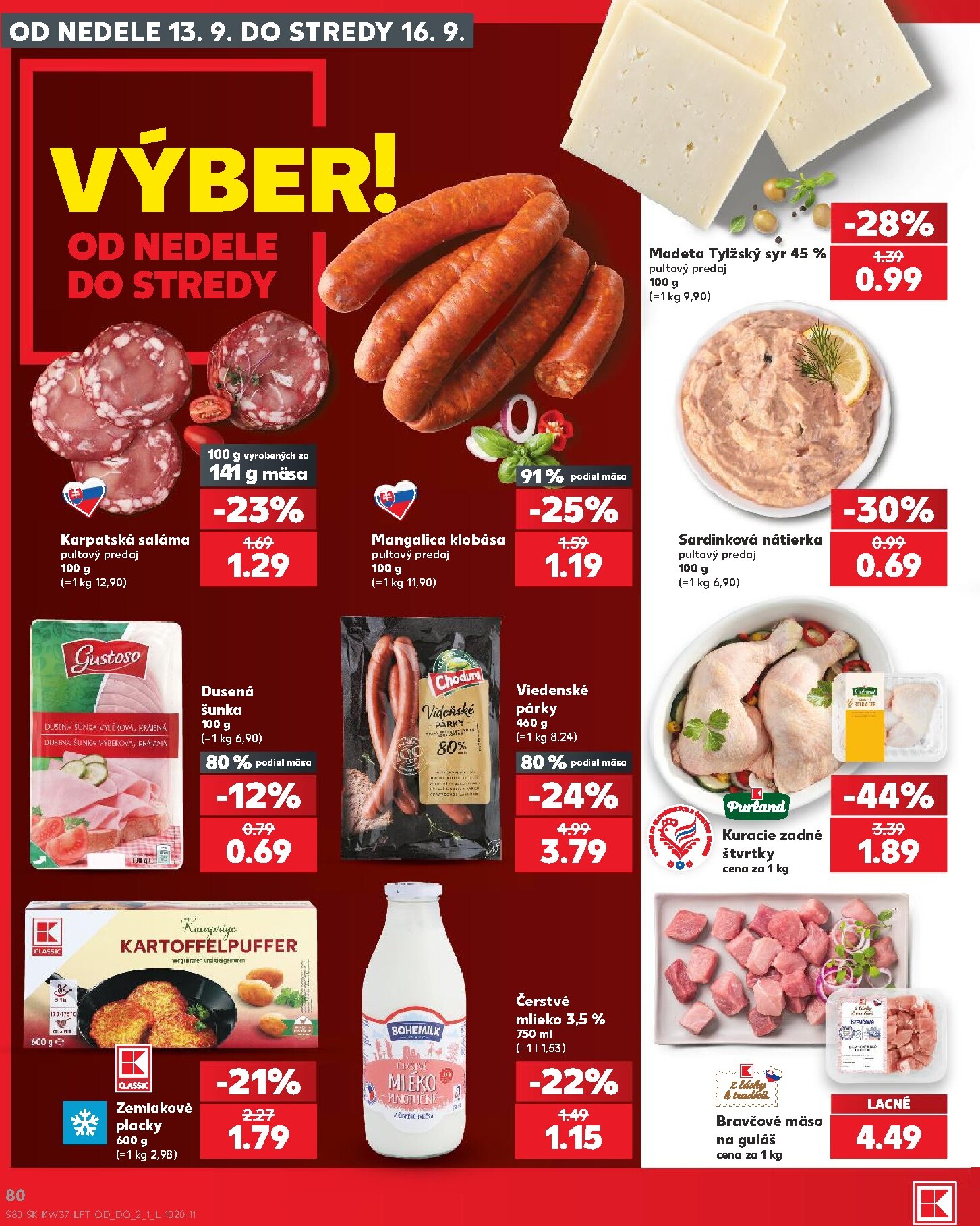 kaufland - Nový Kaufland leták od štvrtka, 10.09.2026 do stredy, 16.09.2026 - page: 80