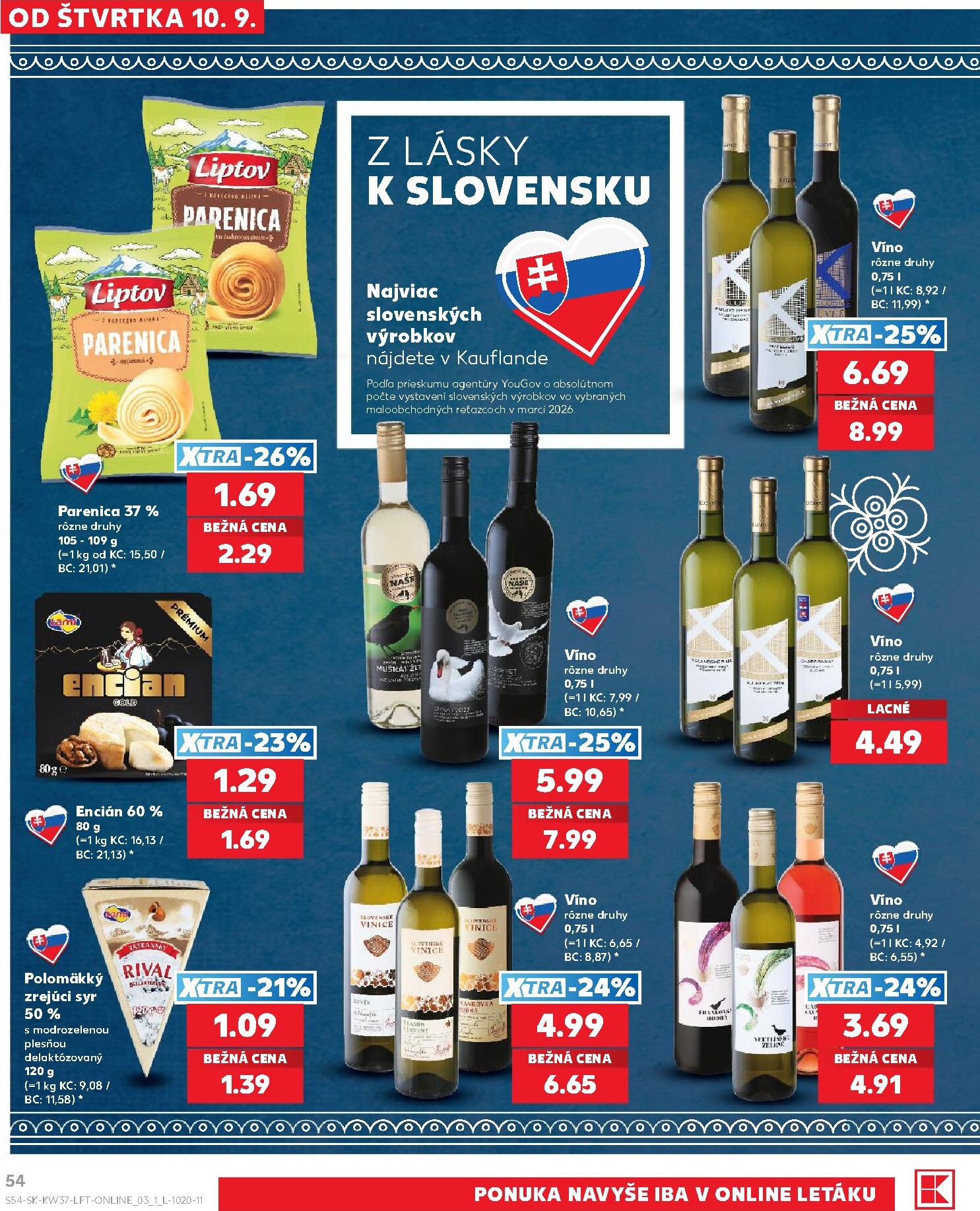 kaufland - Nový Kaufland leták od štvrtka, 10.09.2026 do stredy, 16.09.2026 - page: 54