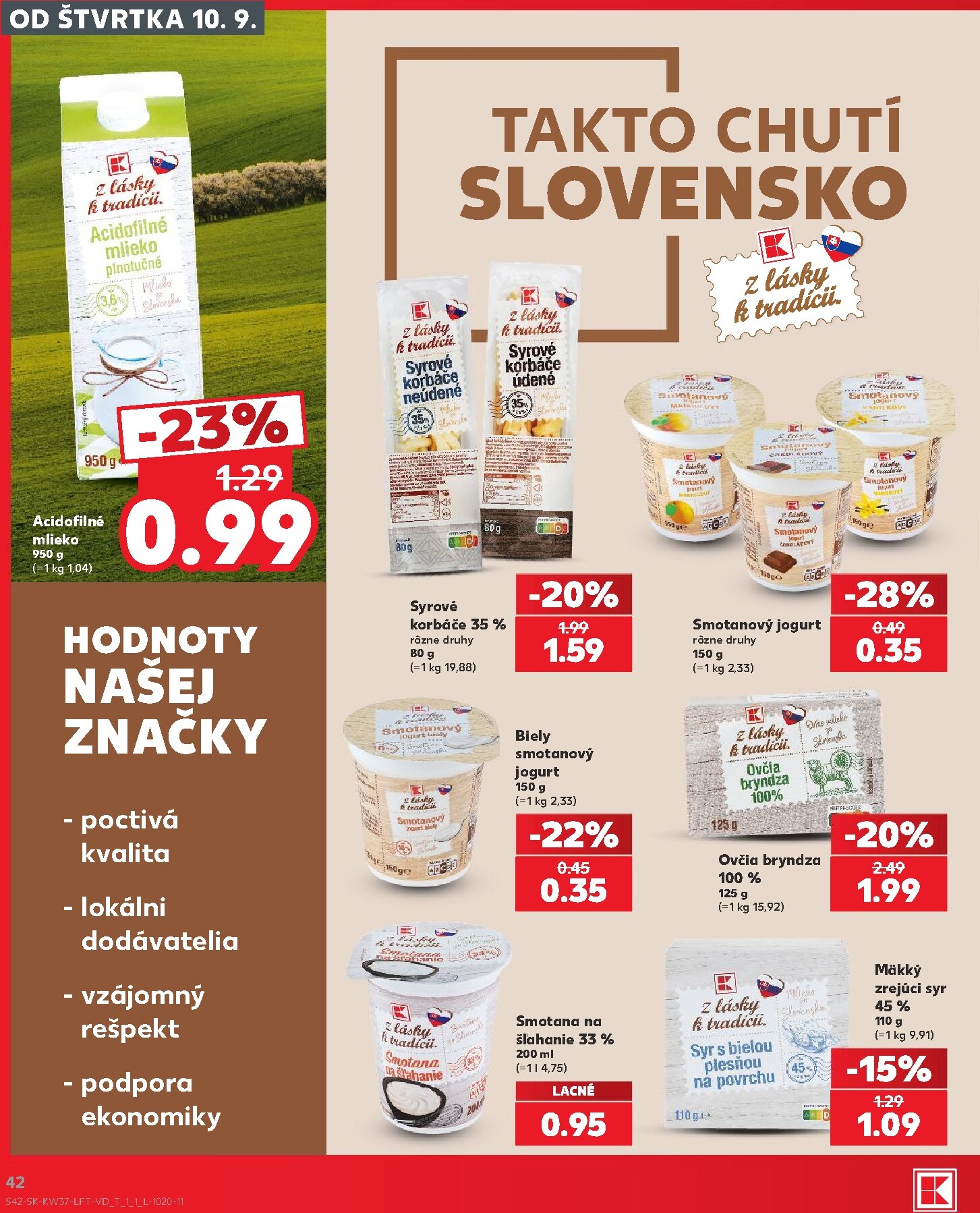 kaufland - Nový Kaufland leták od štvrtka, 10.09.2026 do stredy, 16.09.2026 - page: 42