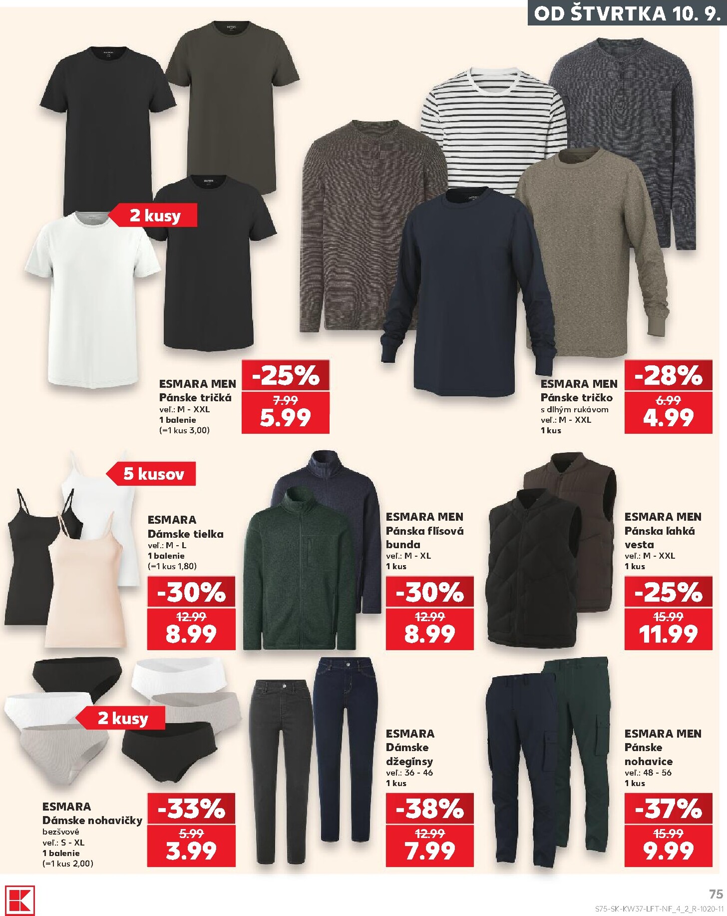 kaufland - Nový Kaufland leták od štvrtka, 10.09.2026 do stredy, 16.09.2026 - page: 75